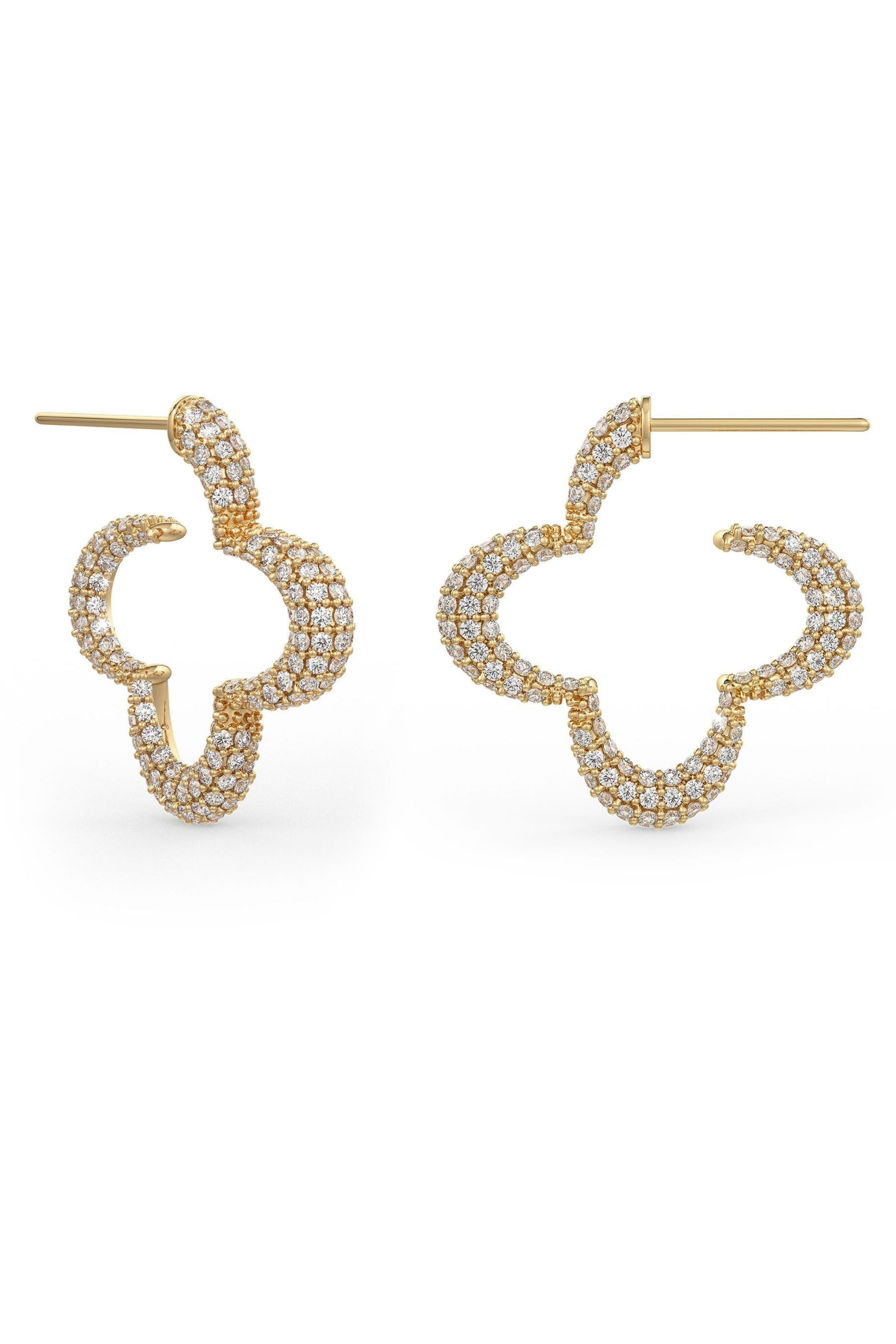 Gold Statement Bella Earrings