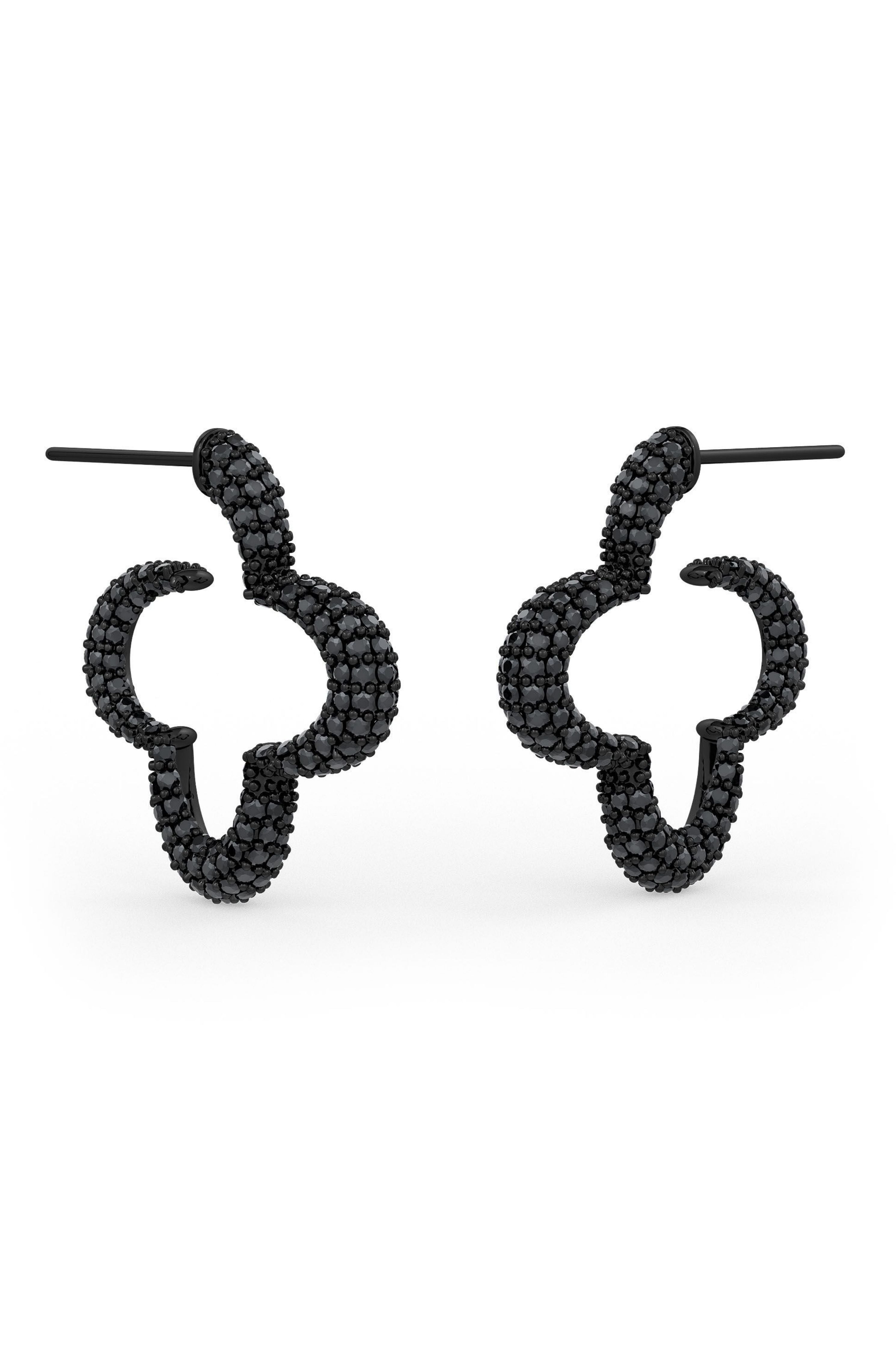 Black Statement Bella Earrings