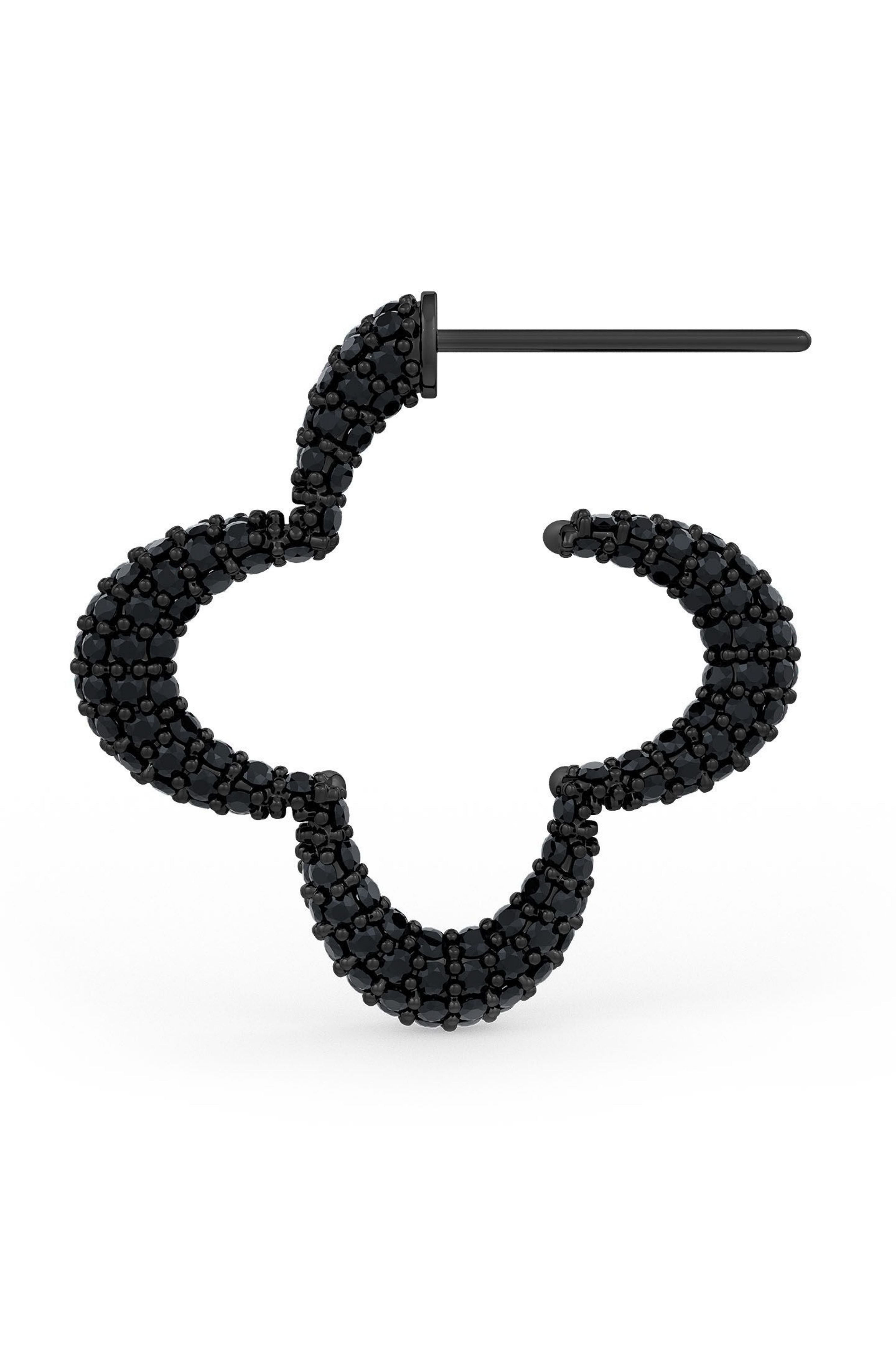 Black Statement Bella Earrings