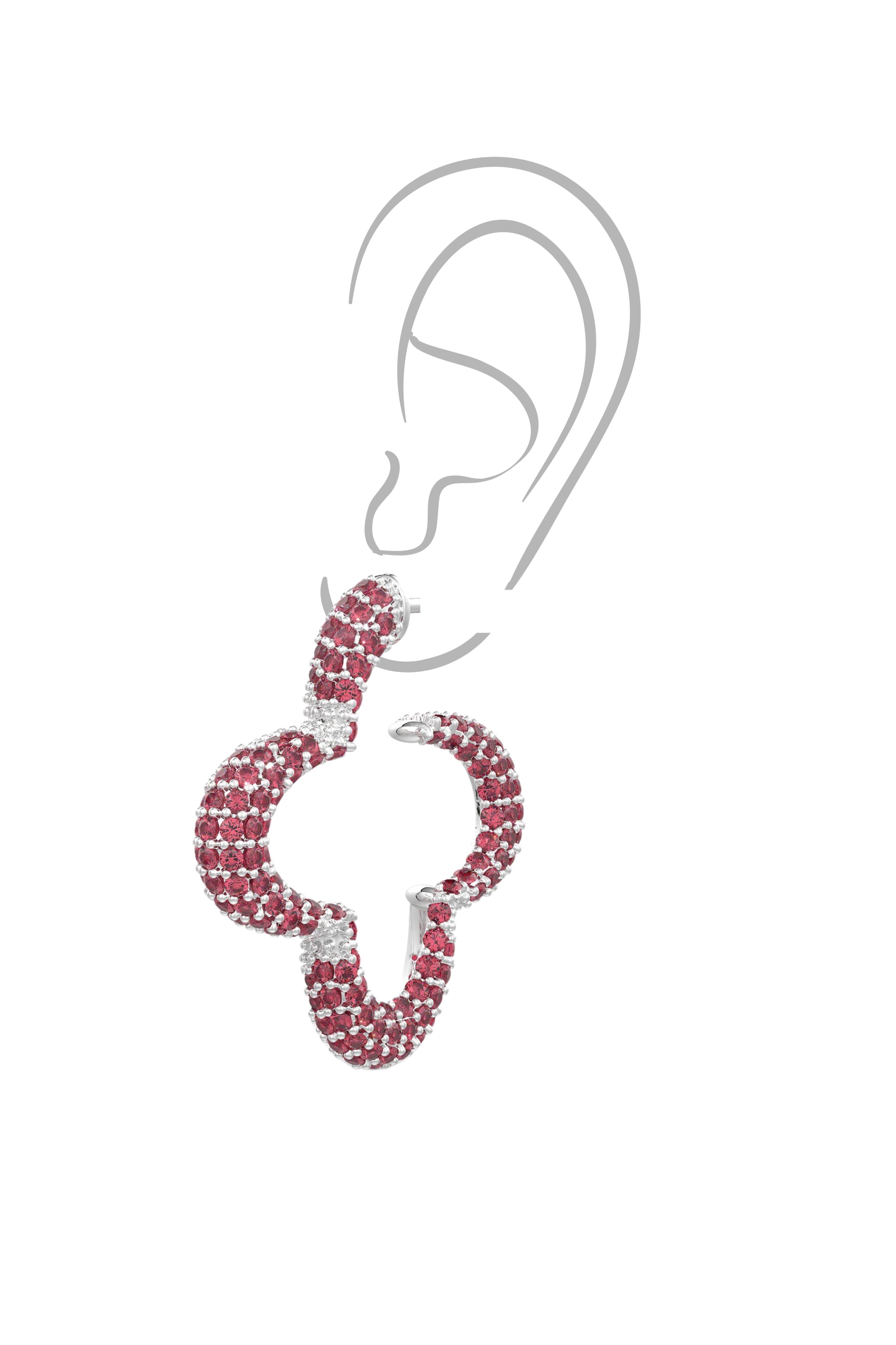 Vintage Rose Statement Bella Earrings