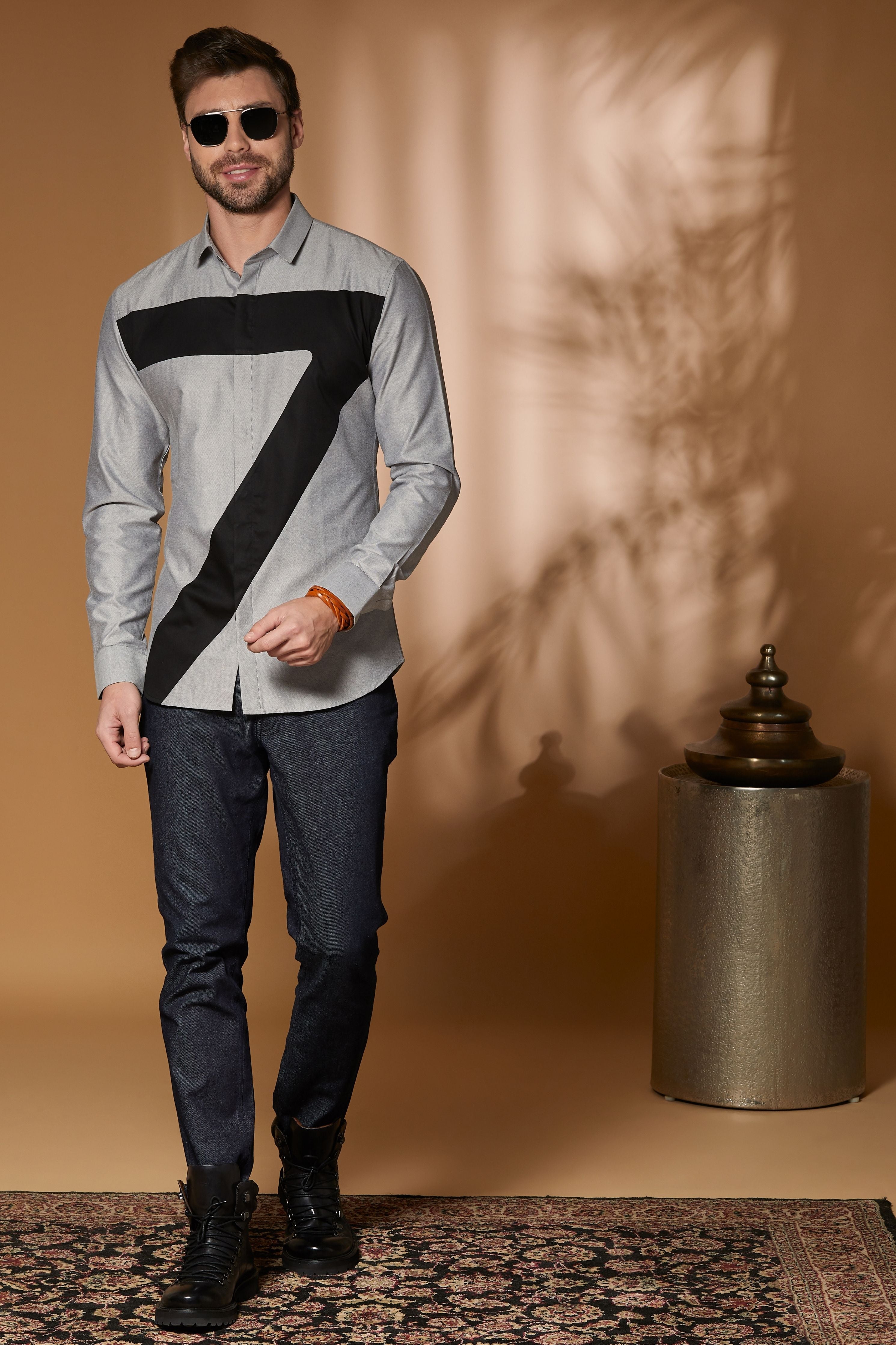 Seven Shirt Grey