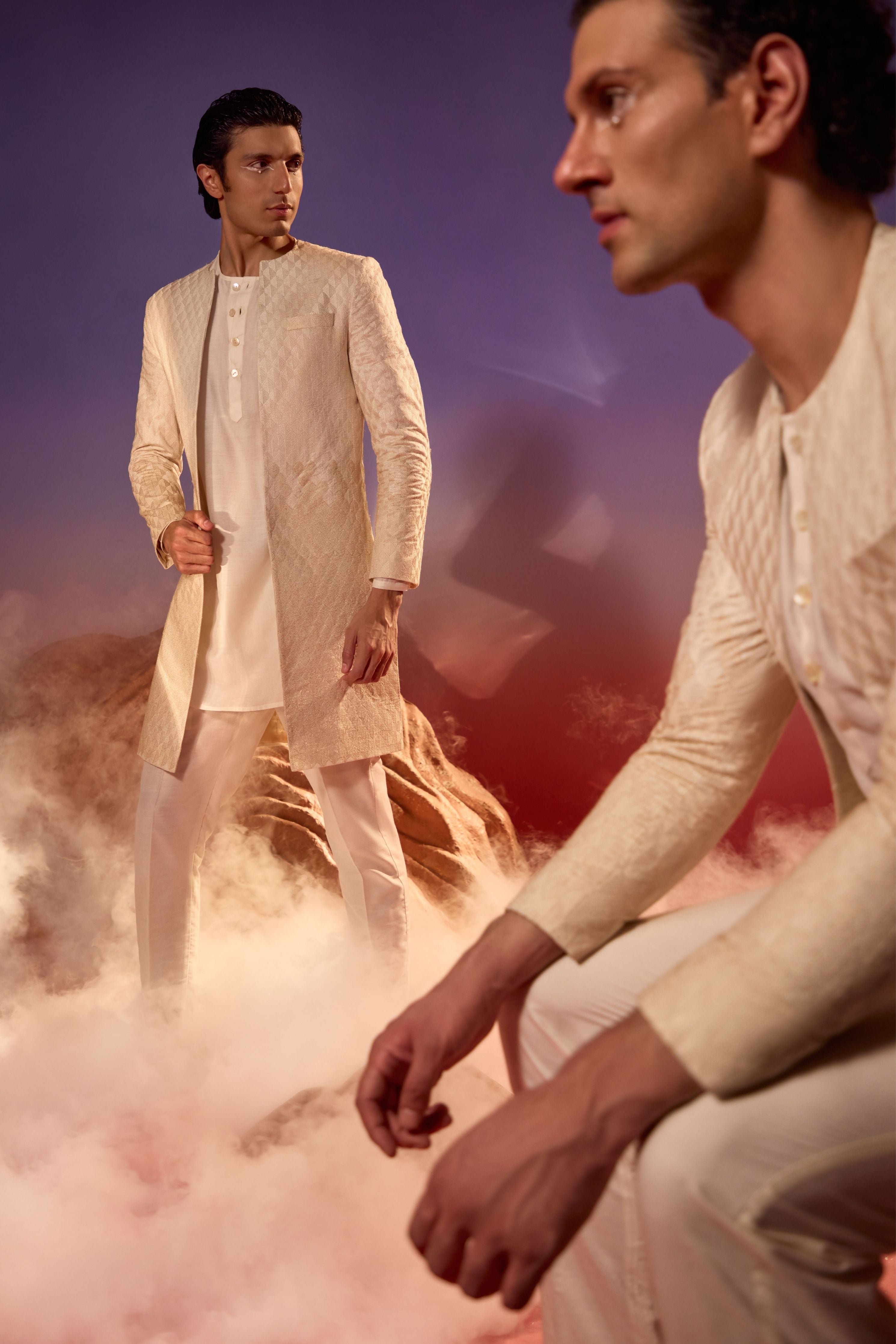Elaan Long Jacket  Indo Western Set
