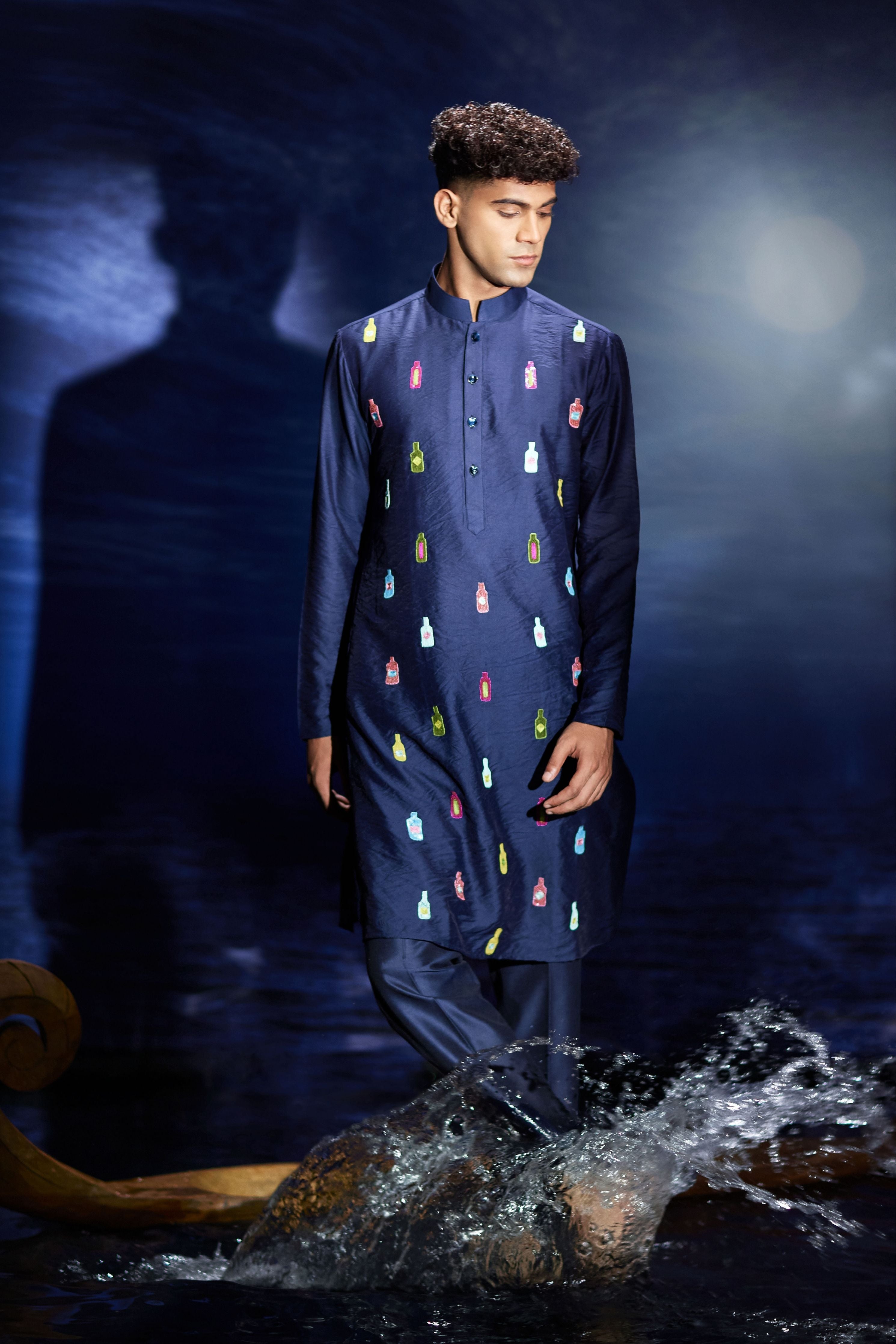 Jashan Hand Embrodiery Kurta Set