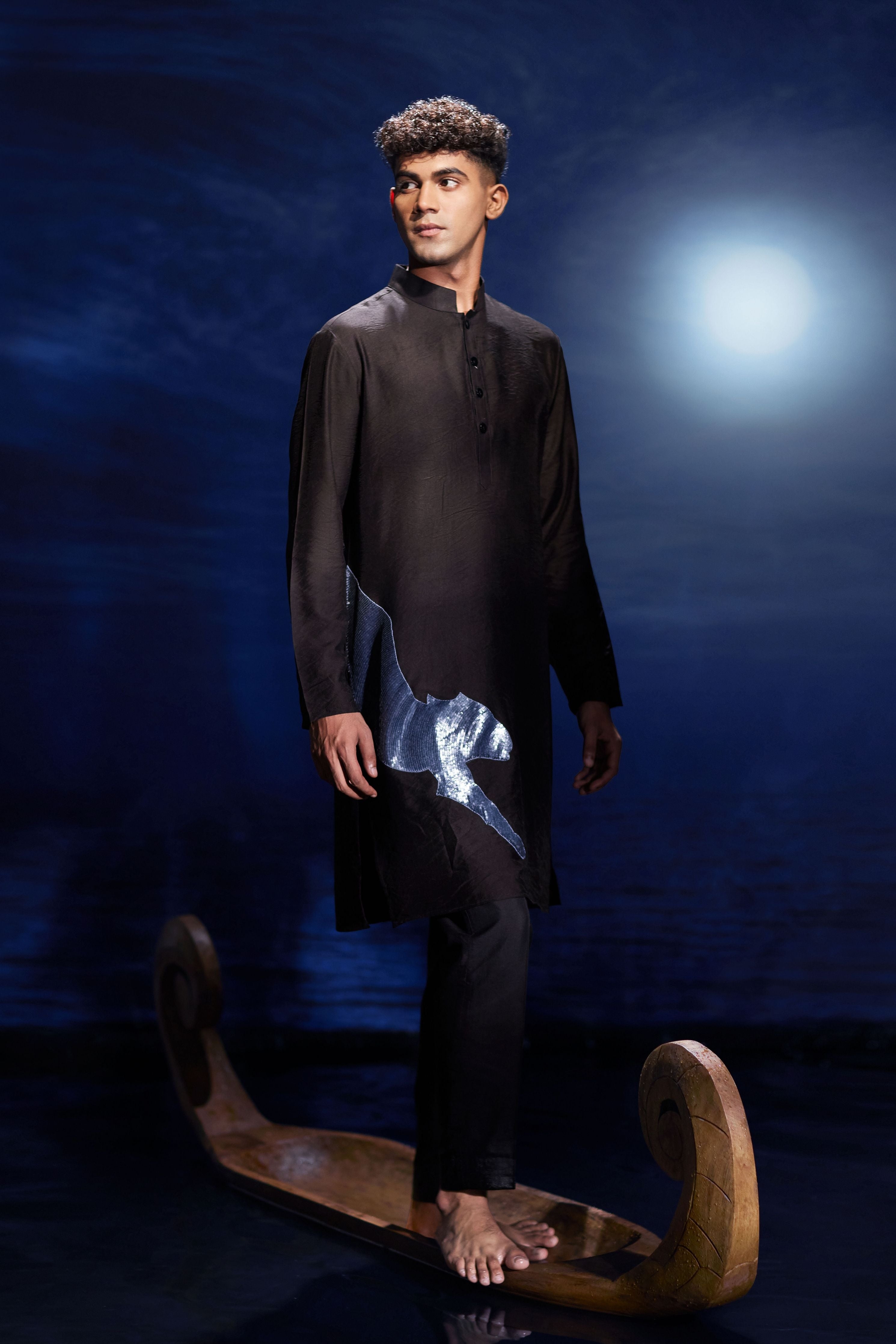 Raat Sequins Hand Embrodiery Kurta Set