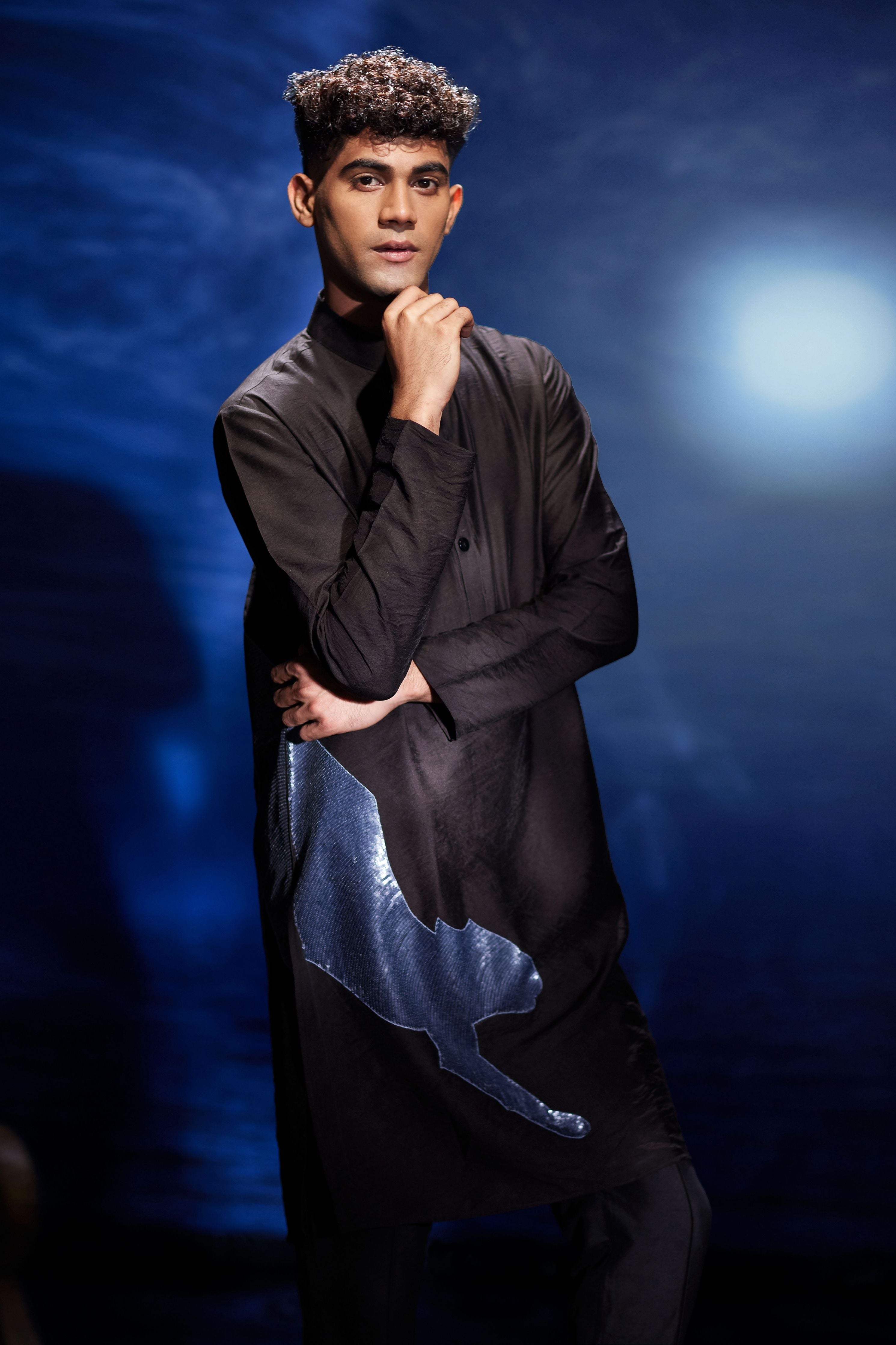 Raat Sequins Hand Embrodiery Kurta Set