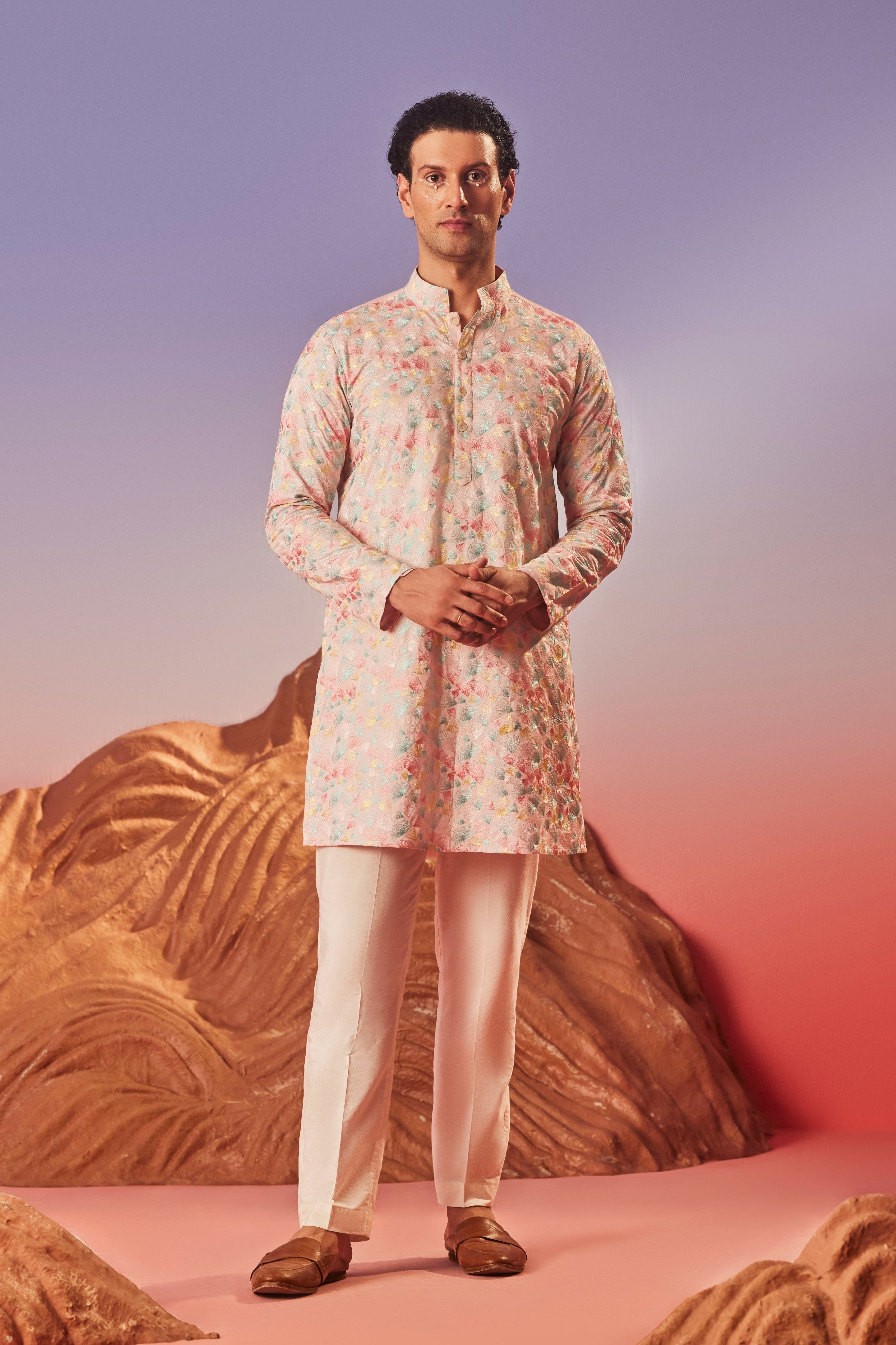 Seher Silk Embroidery Kurta