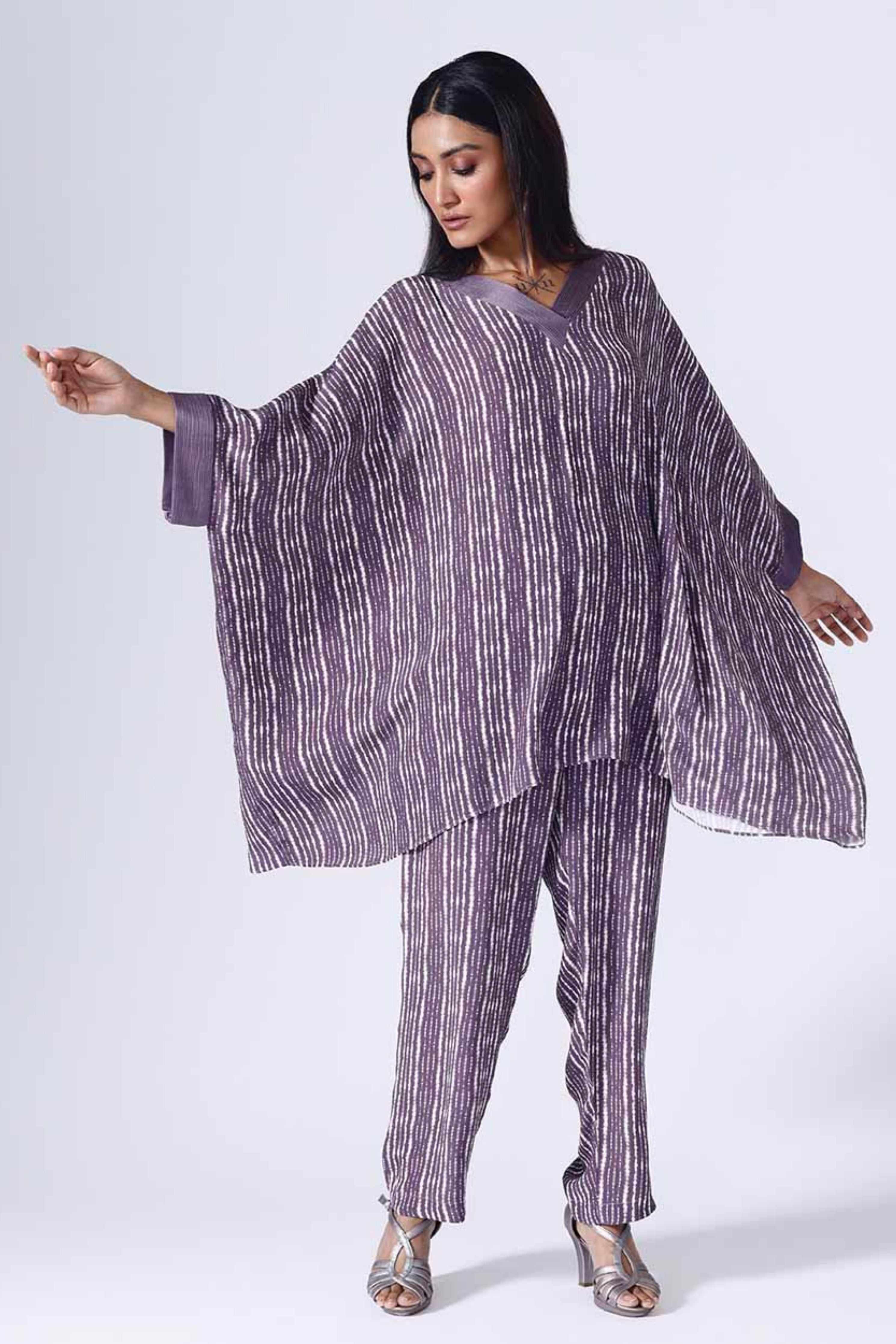 Shibori Short Kaftaan Set
