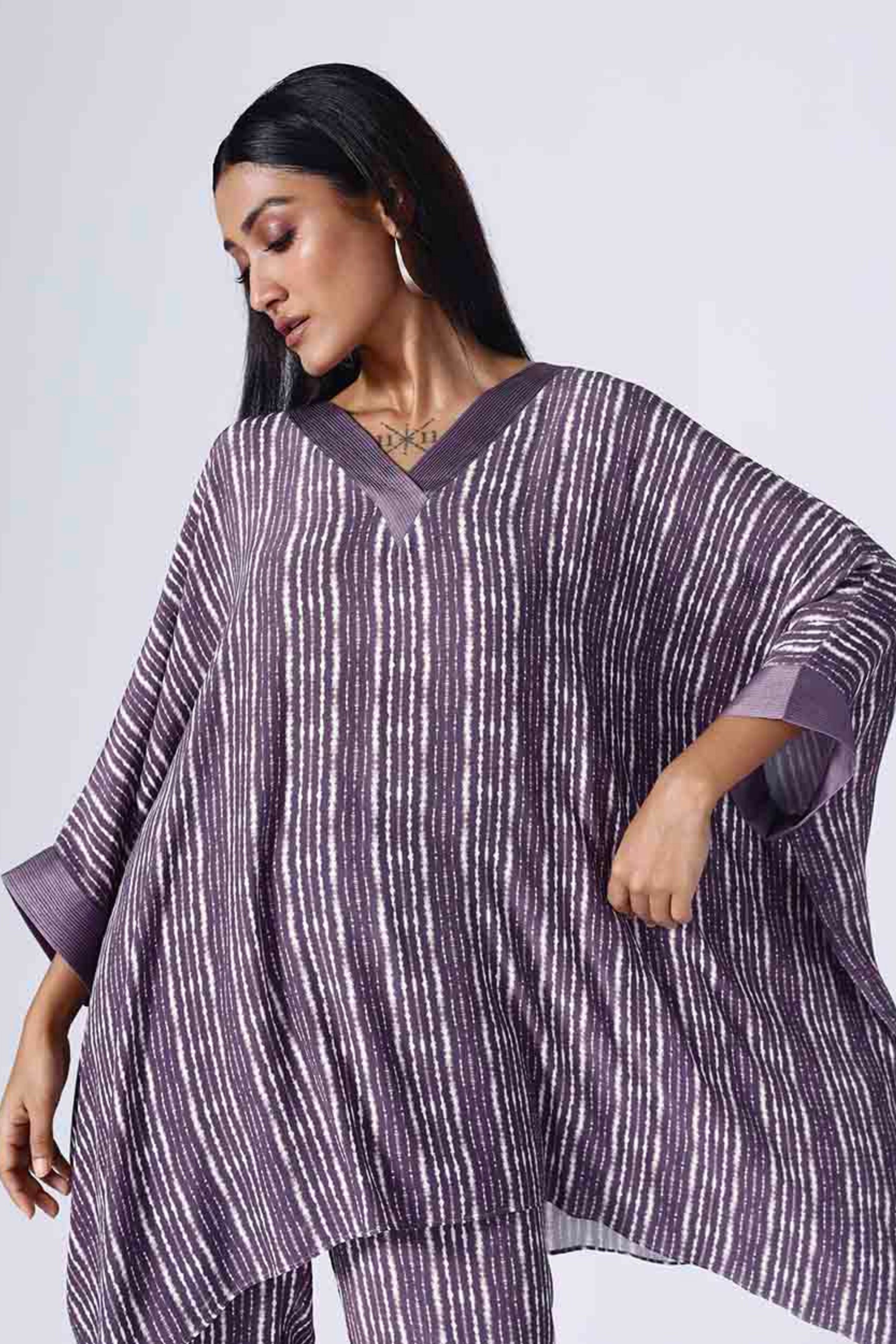 Shibori Short Kaftaan Set