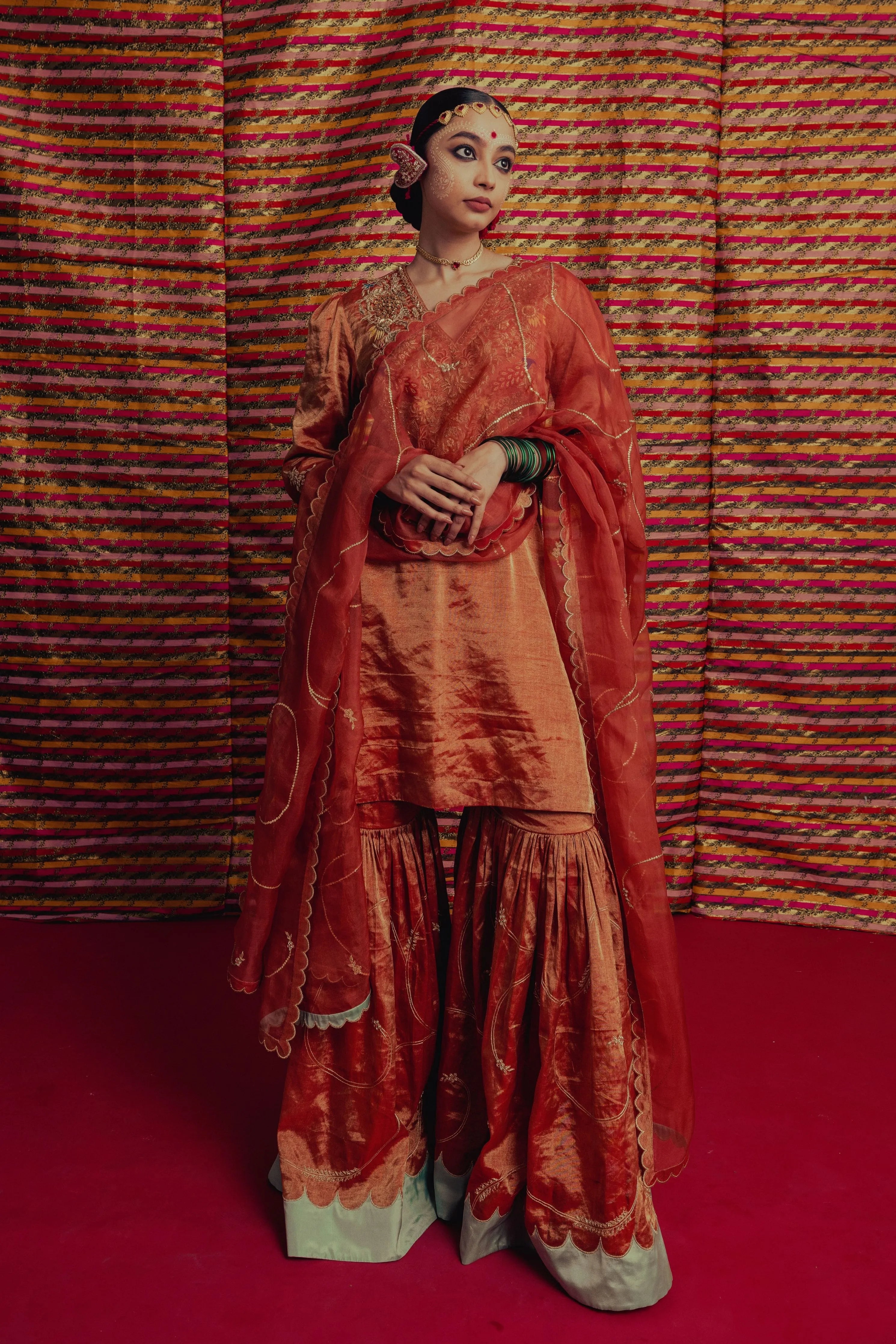 Noor Sharara Odhni Set