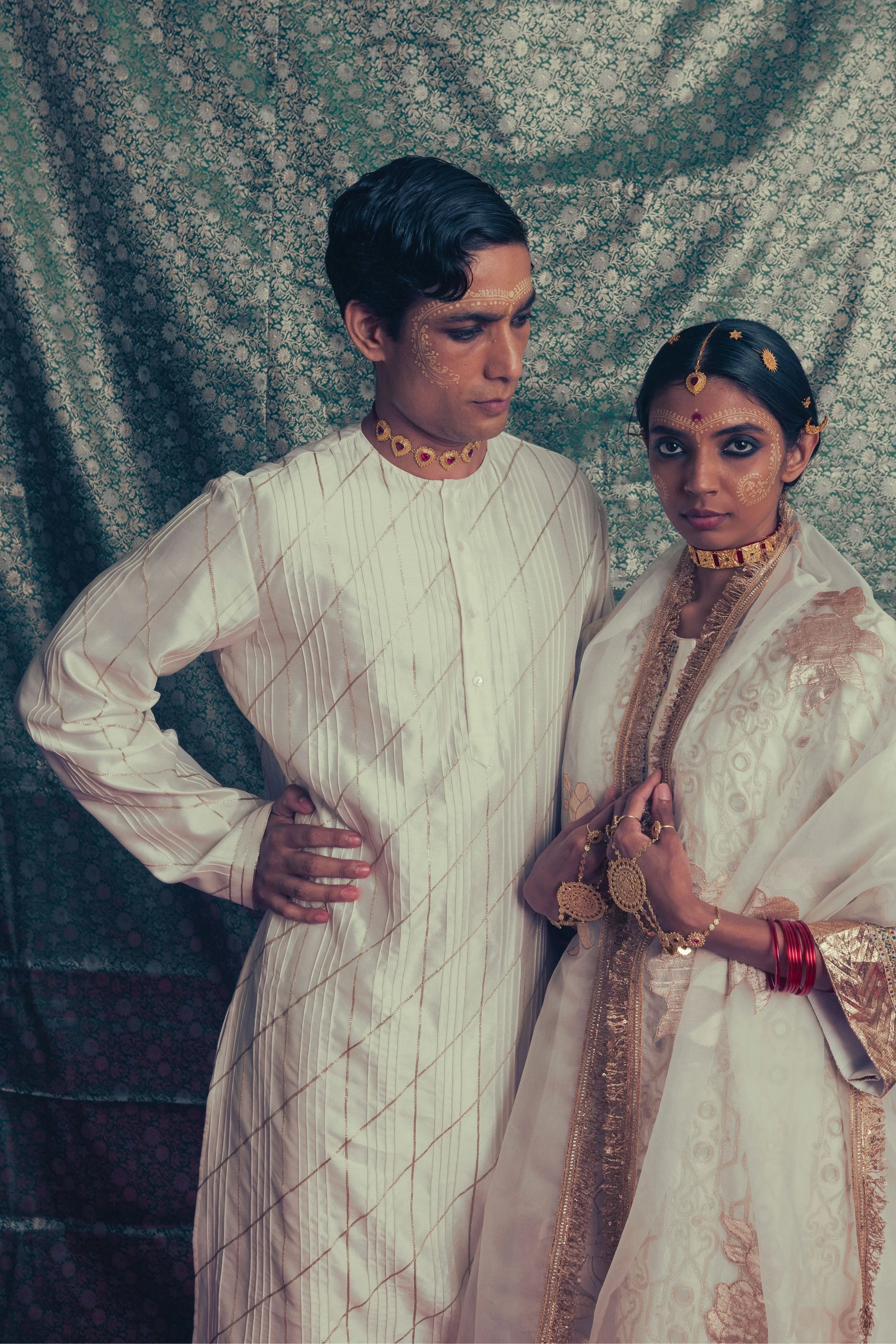 Ambar Pleated Kurta Set