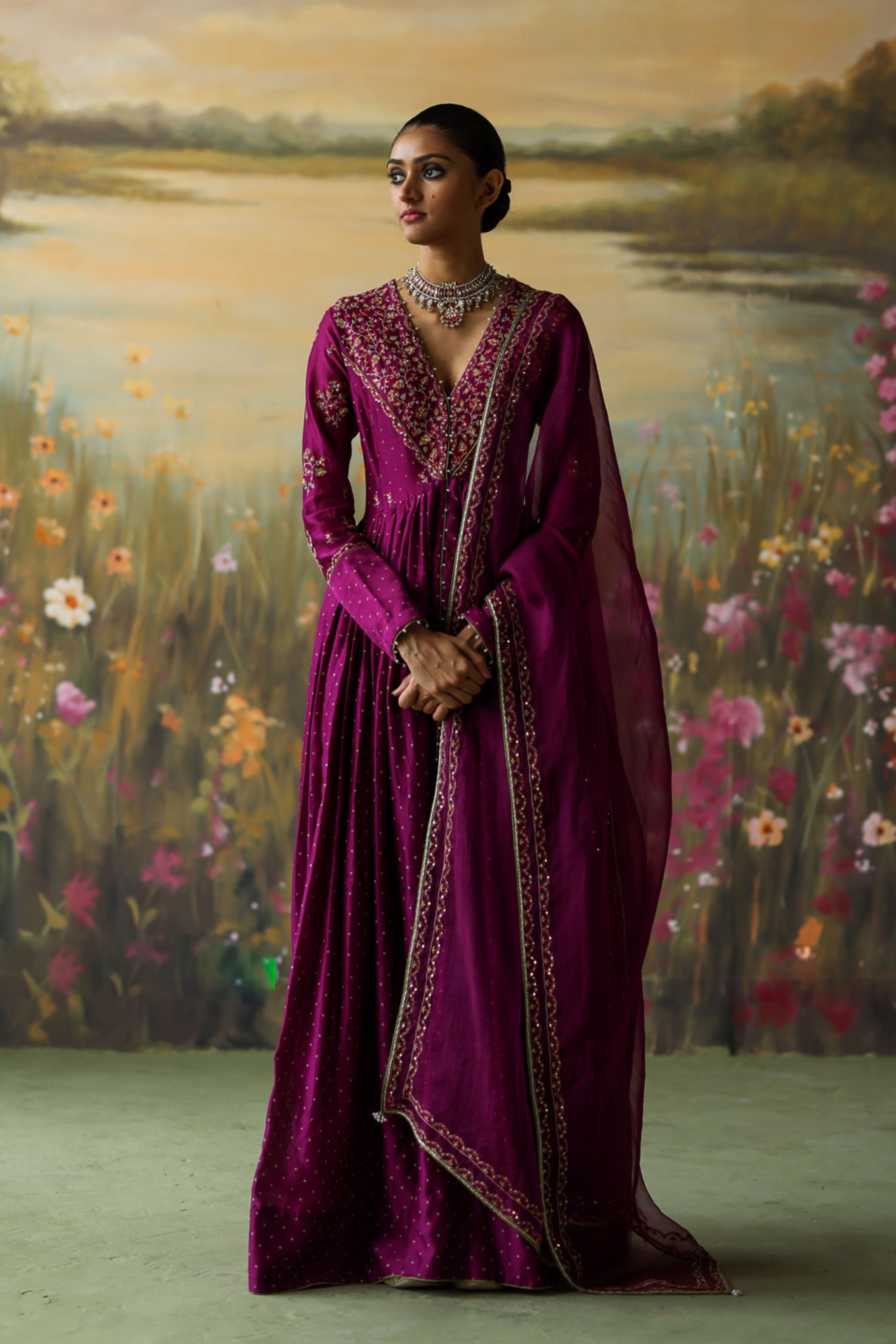 Pranika Anarkali Set