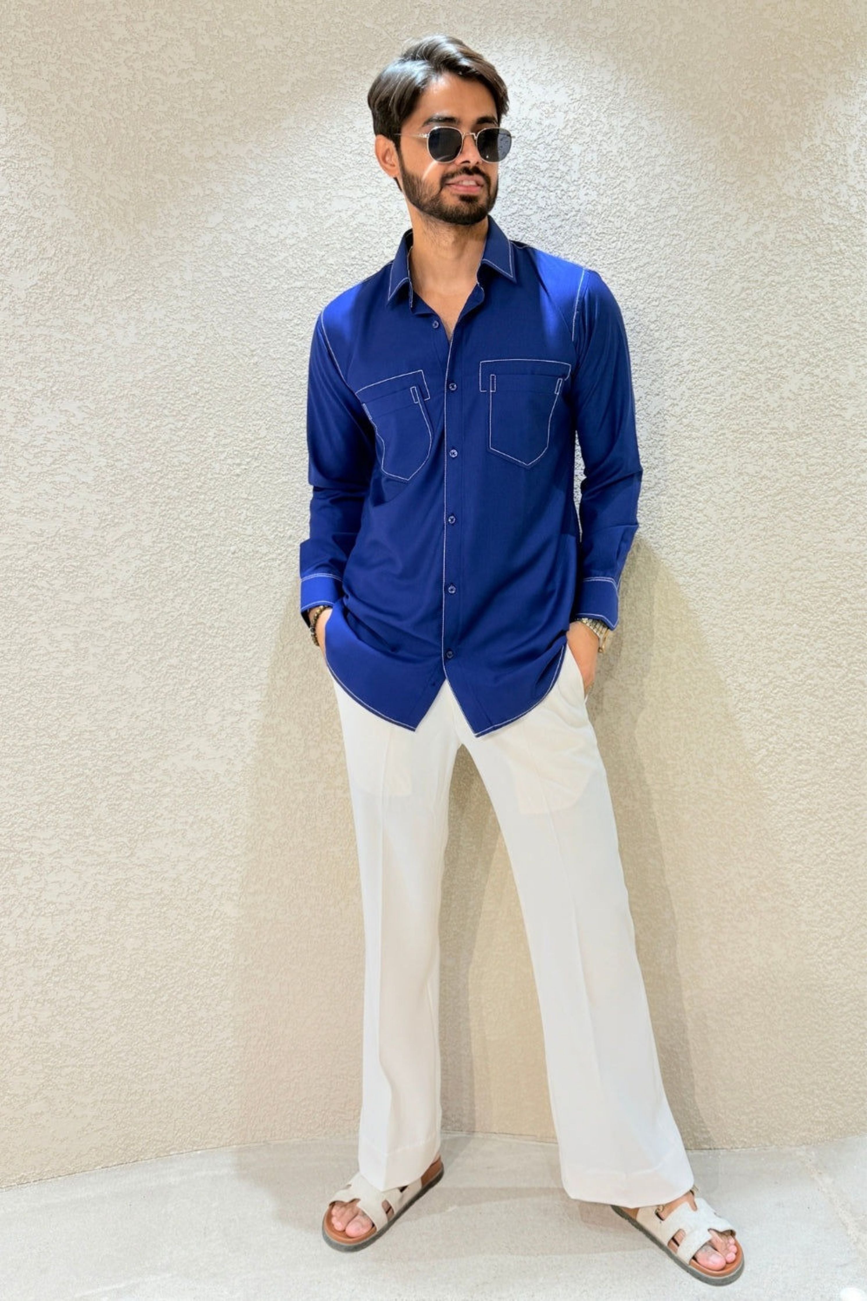 Azure Midnight Blue Shirt
