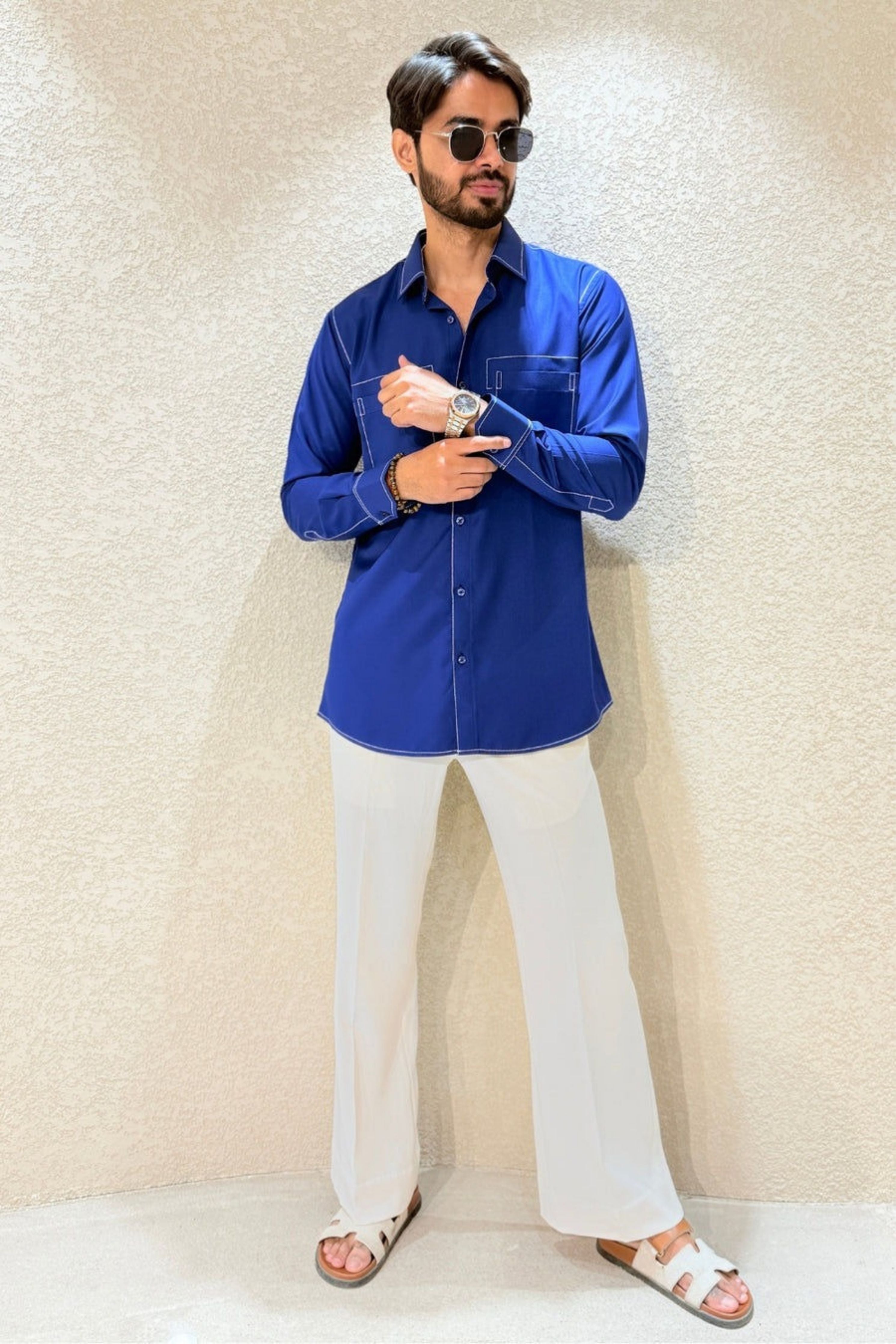 Azure Midnight Blue Shirt
