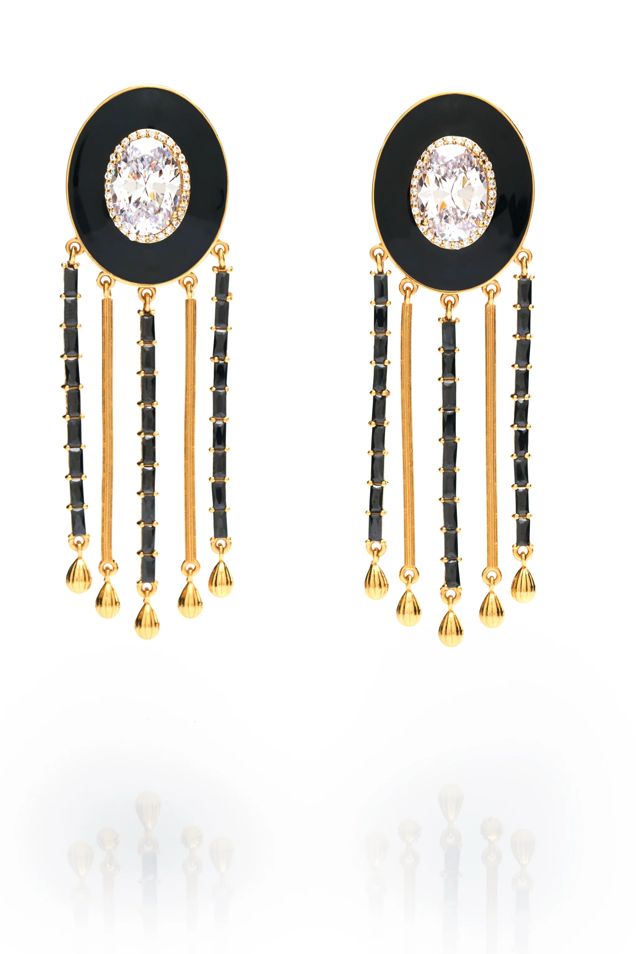 Sreeleela In Numisma Fringe Earrings
