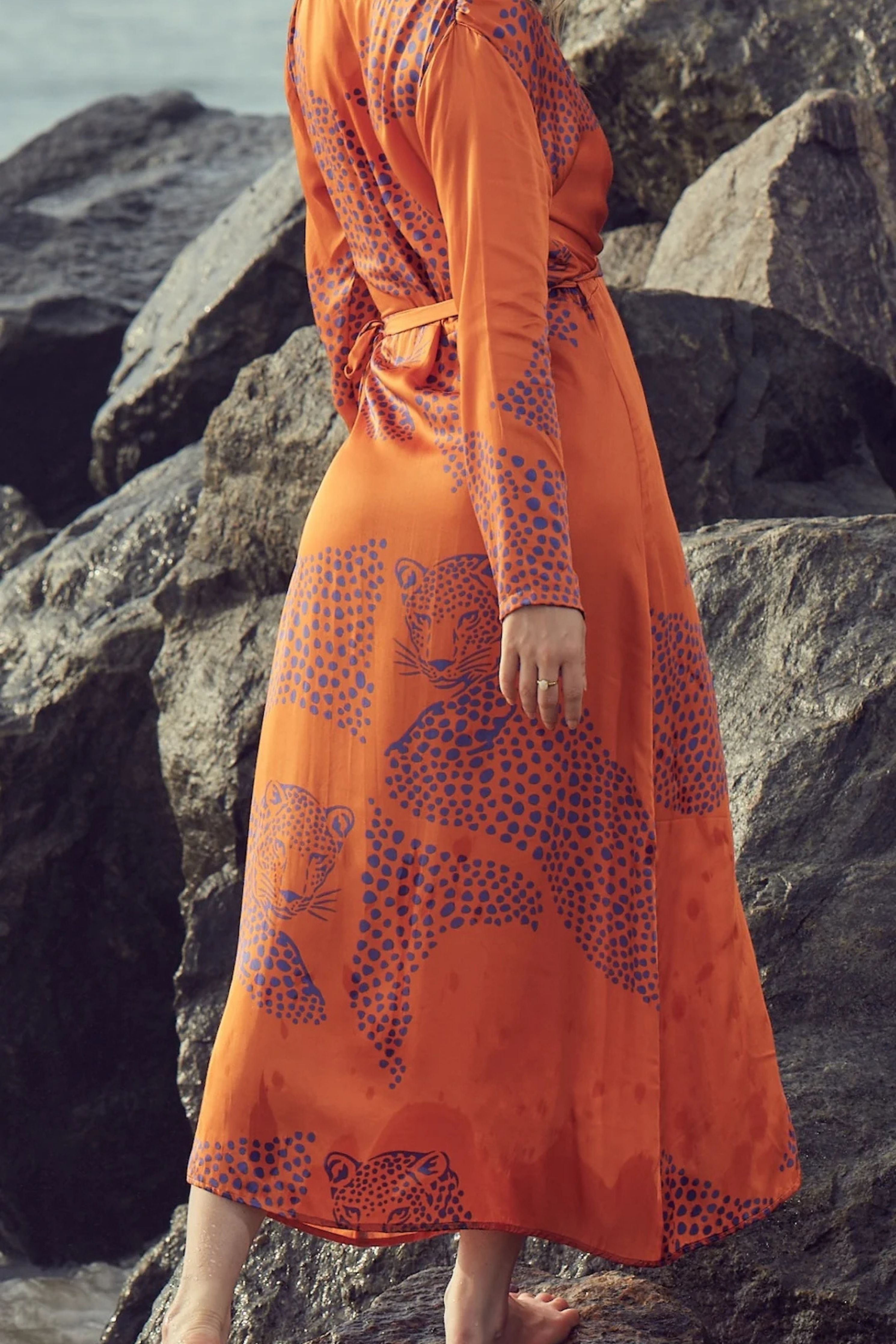 Sunlit Prowl Wrap Dress