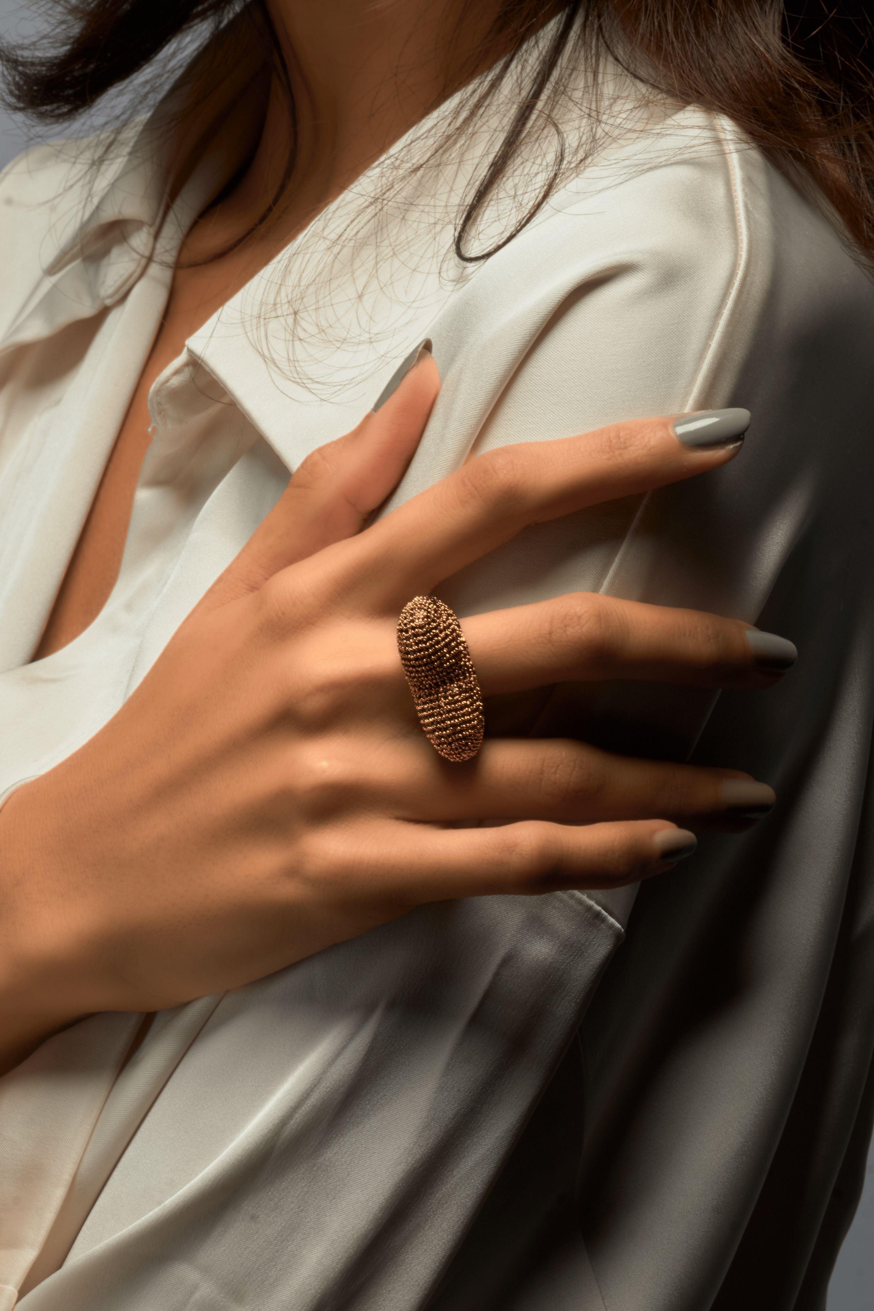 The Love Ring In Gold And Black