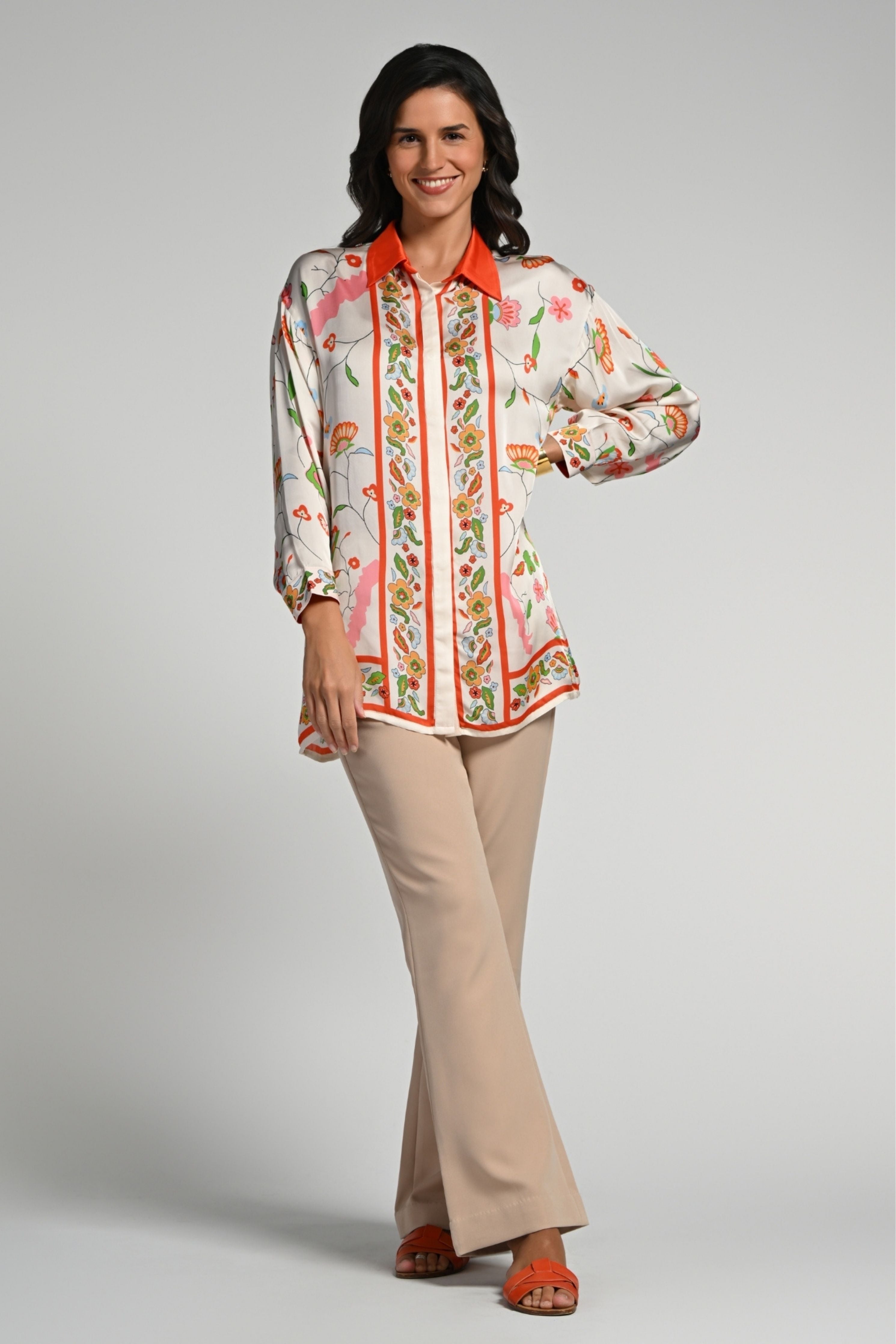 Floral Utopia Silk Shirt