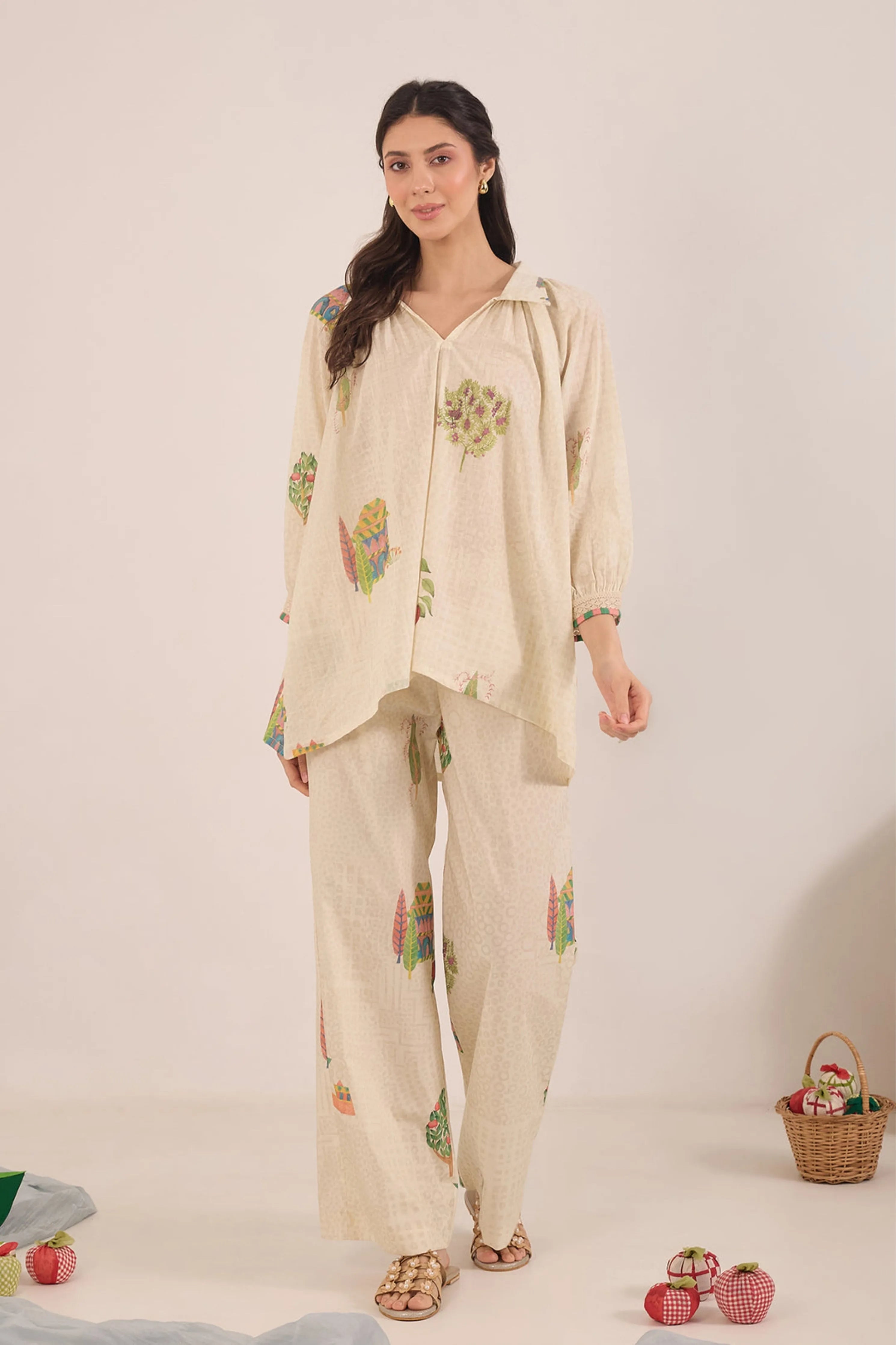 Gulposh Raglan Sleeve Co-Ord Set