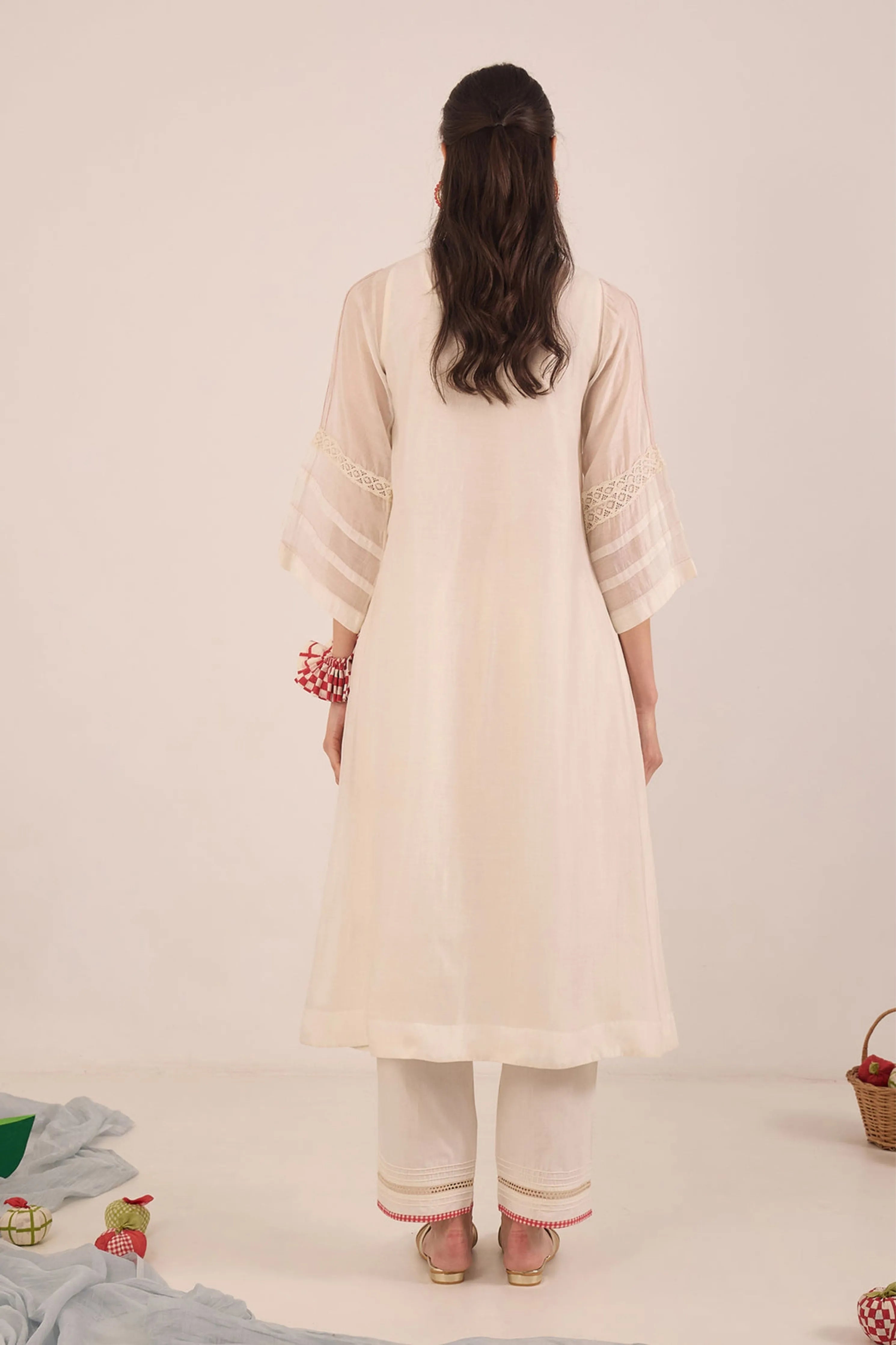 Khubani Embroidered Kurta Set