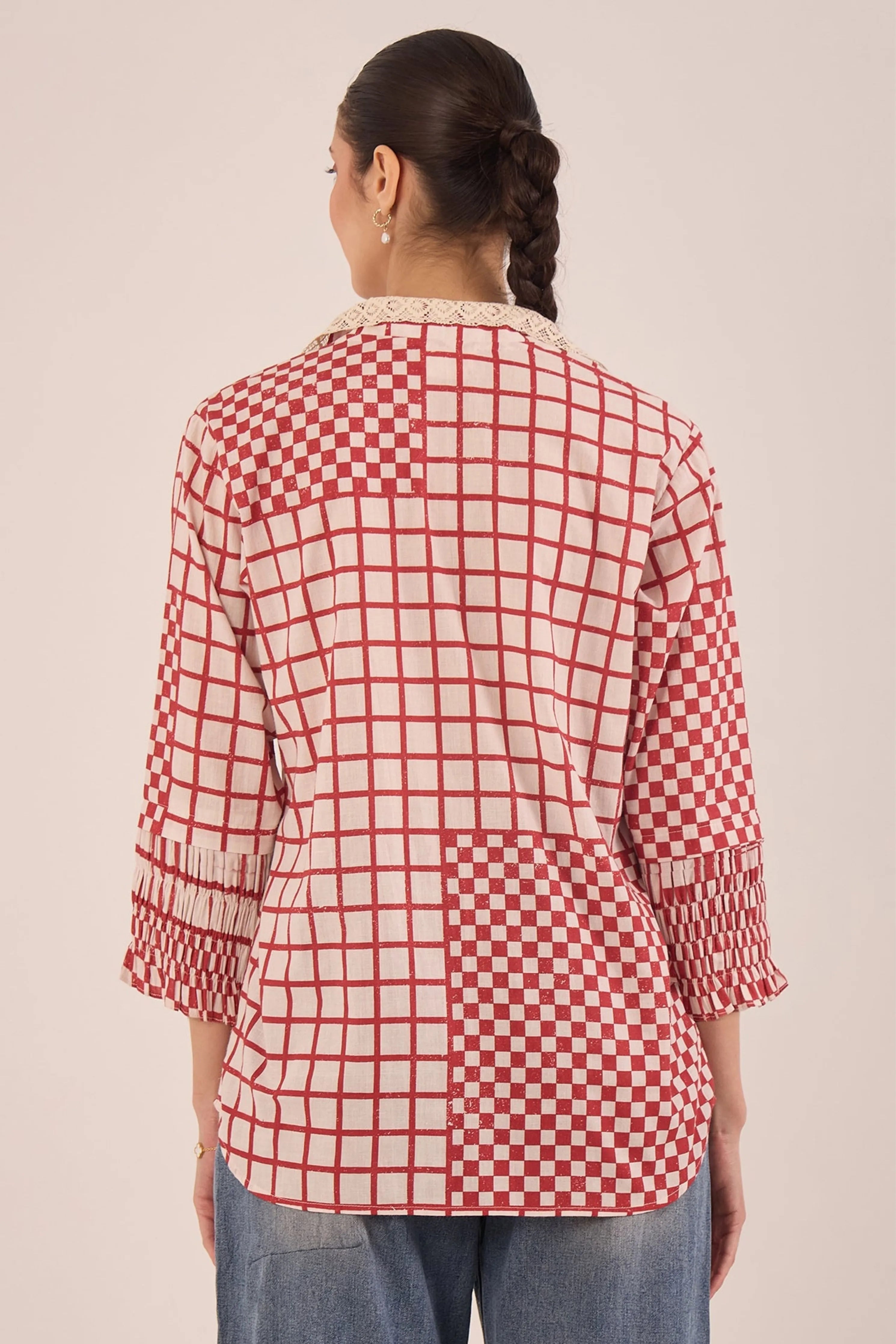 Aarol Check String Shirt