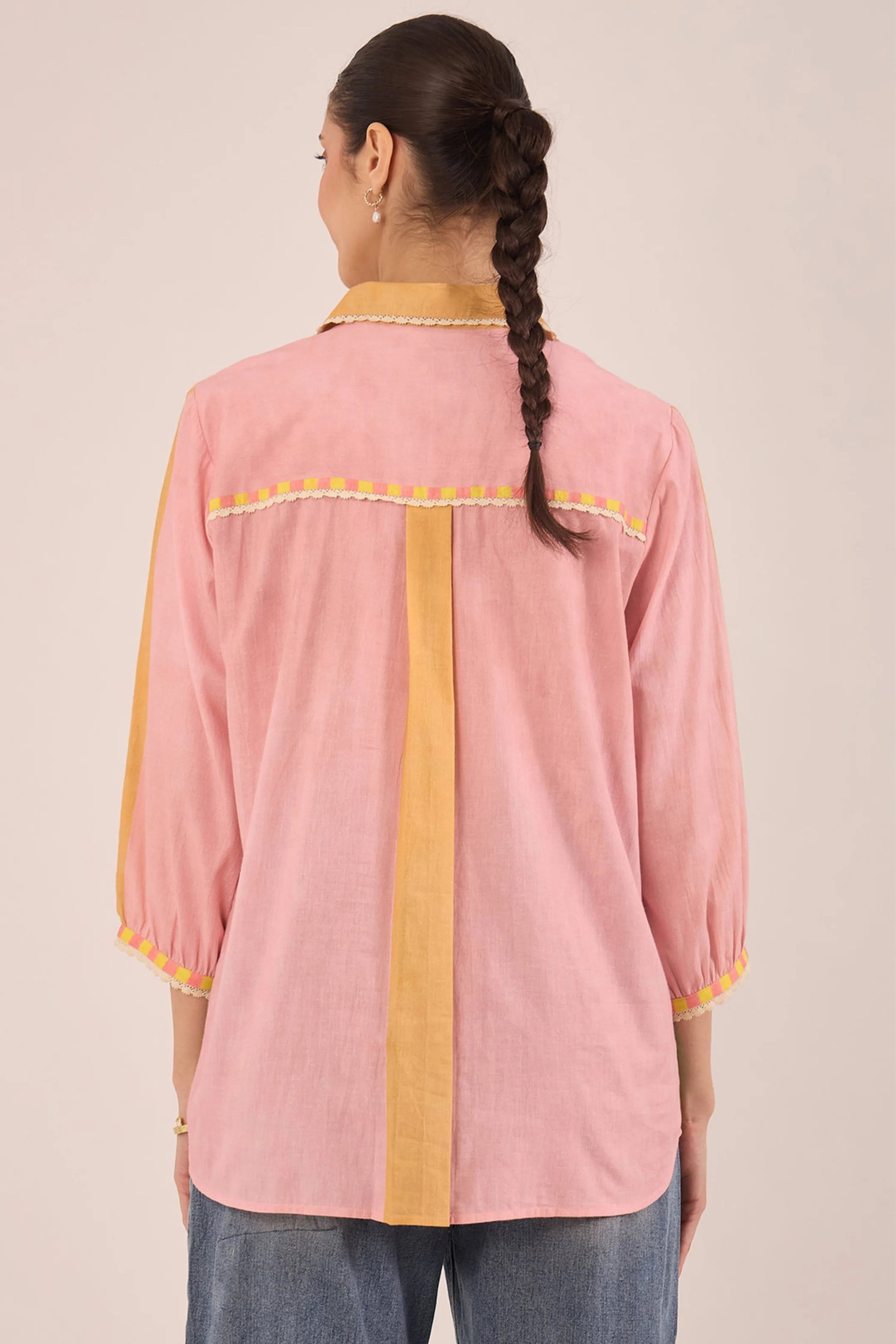 Kahwa Color Block Shirt
