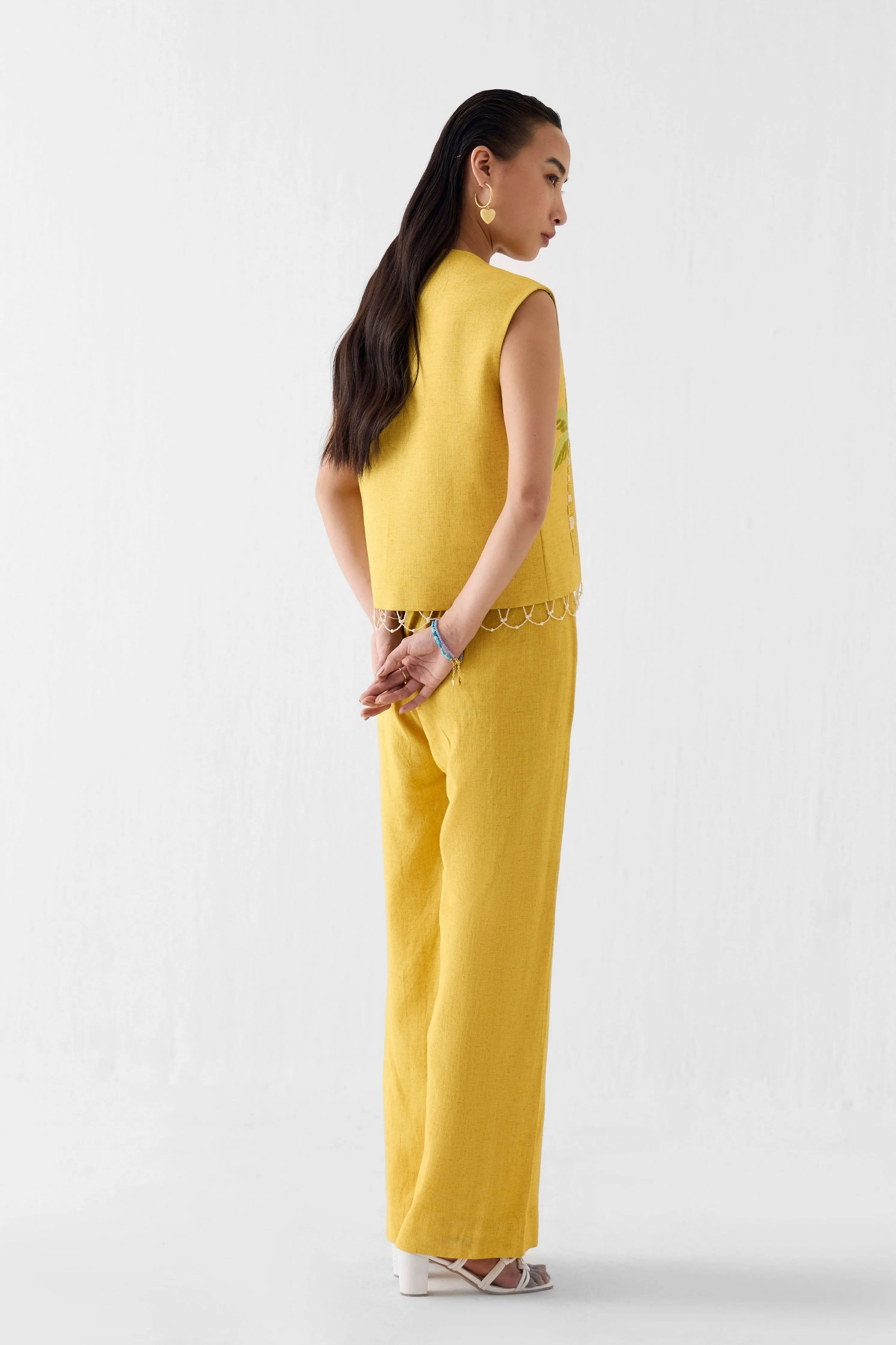 Multani Vest And Trousers Co-Ord Set