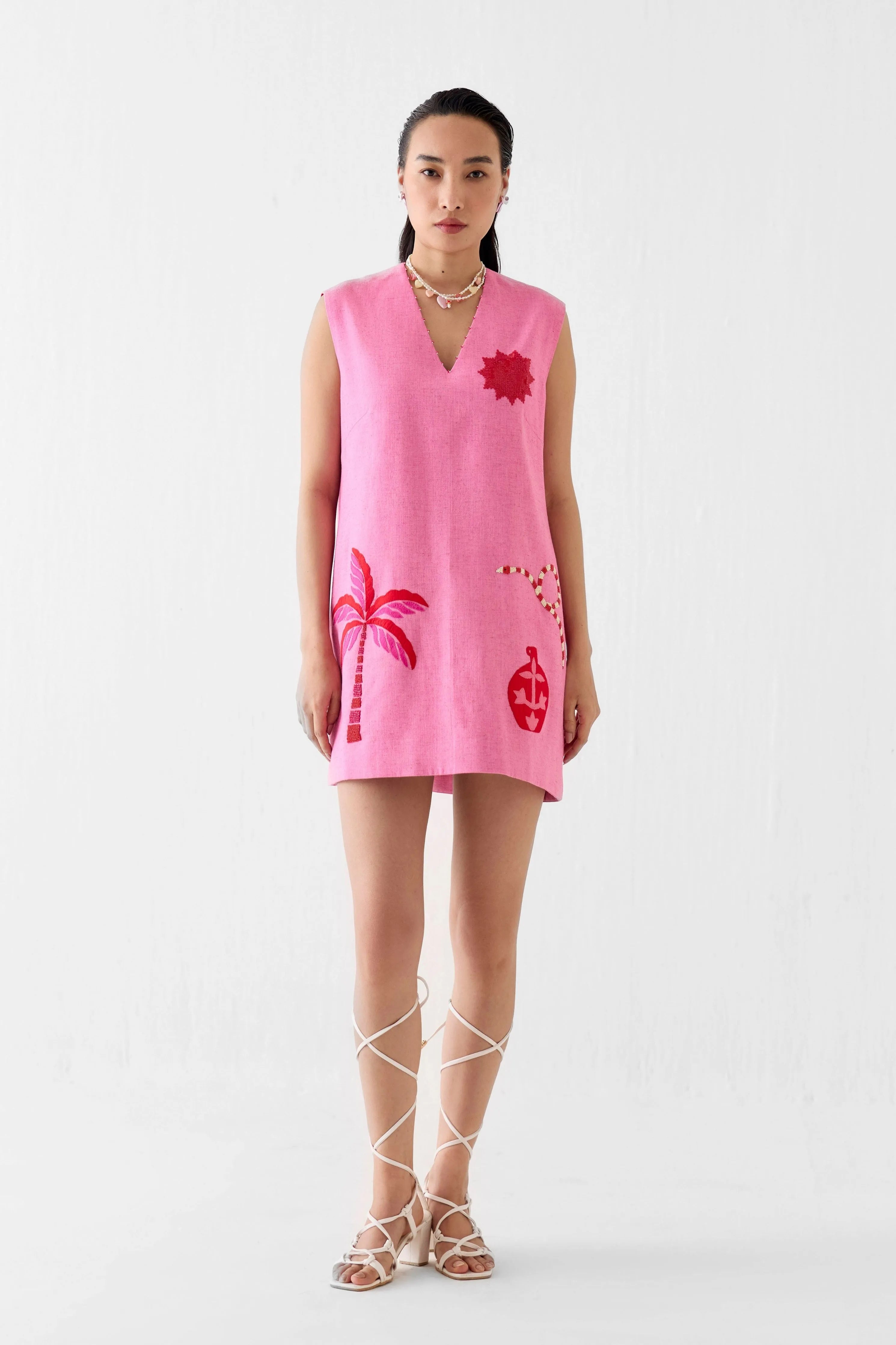 Pink City Short Dress