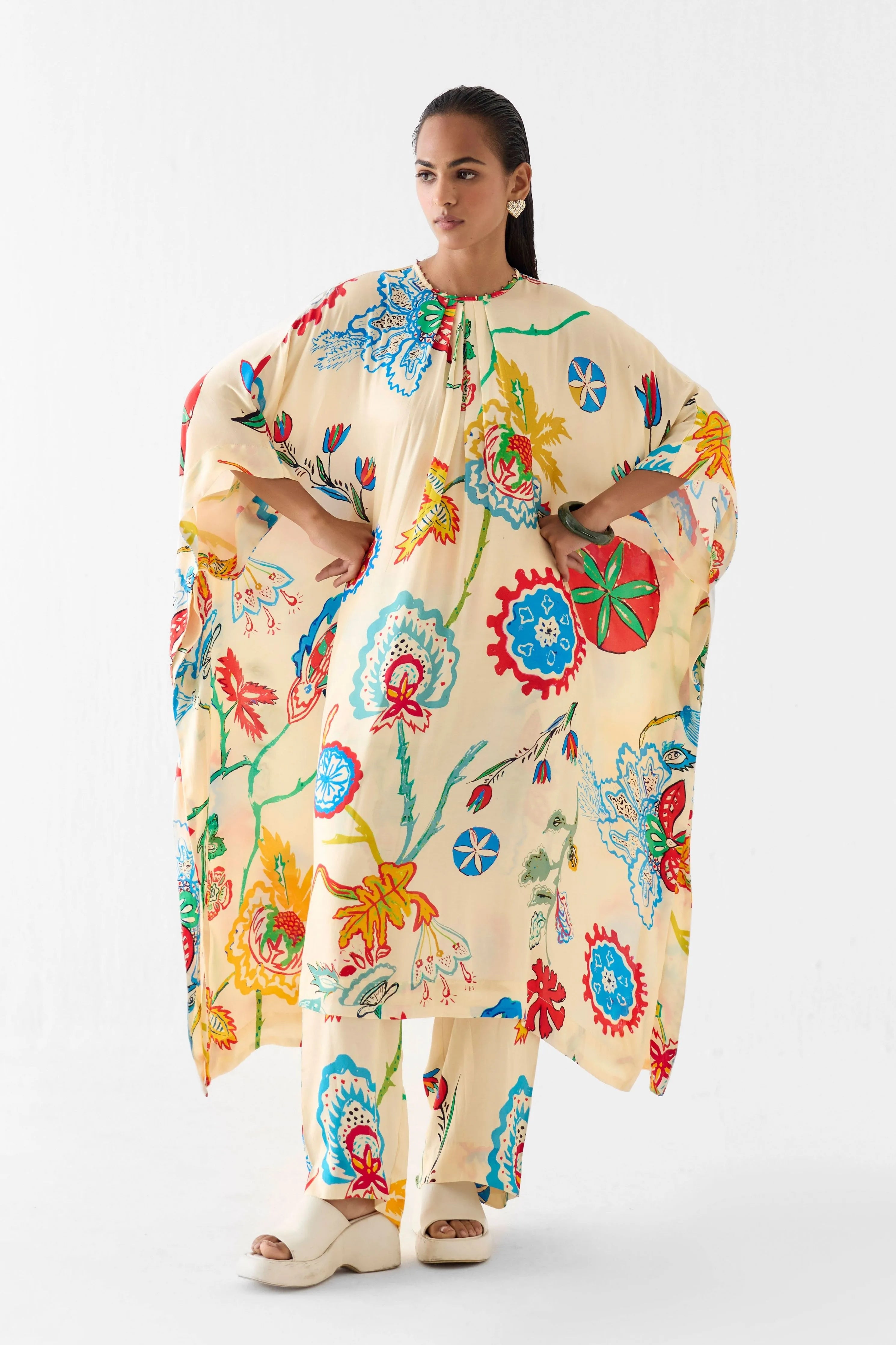 Sanganer Kimono Co-Ord Set