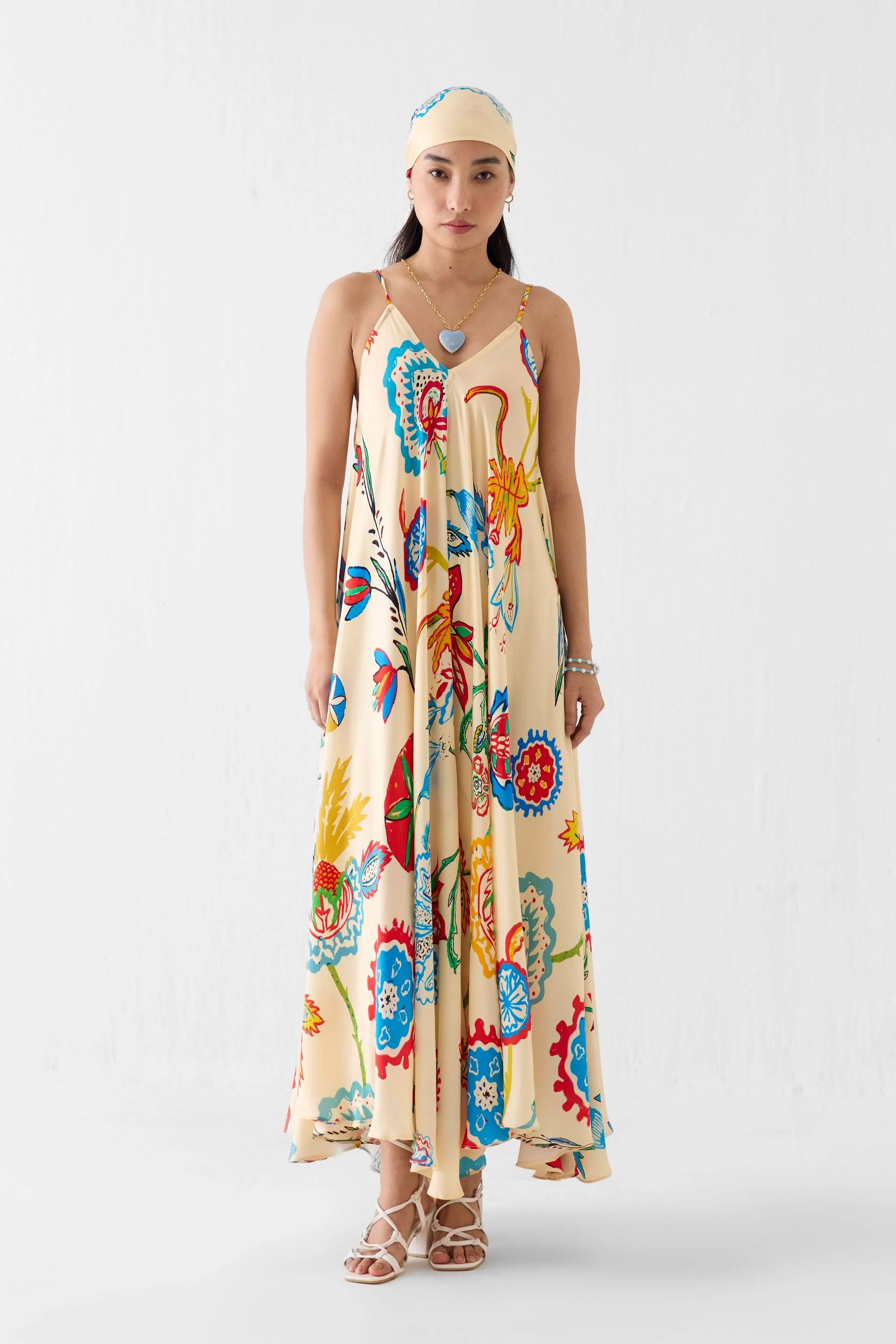 Sanganer Strappy Dress