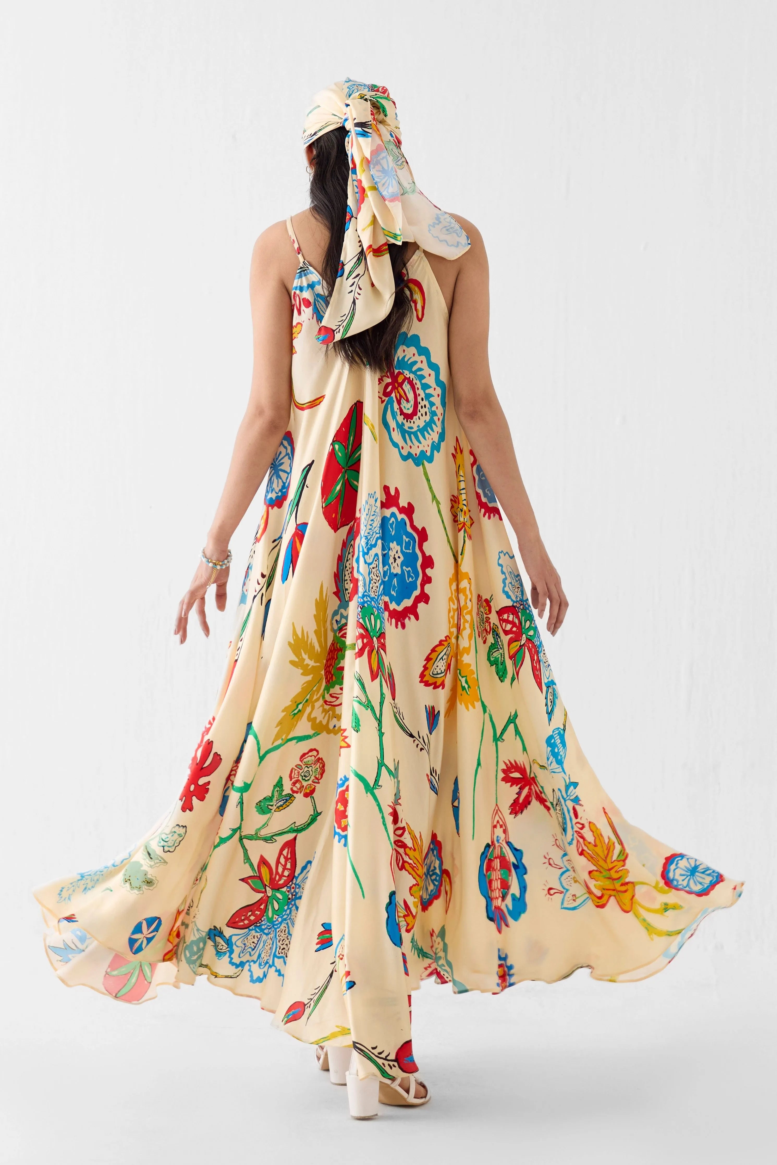 Sanganer Strappy Dress