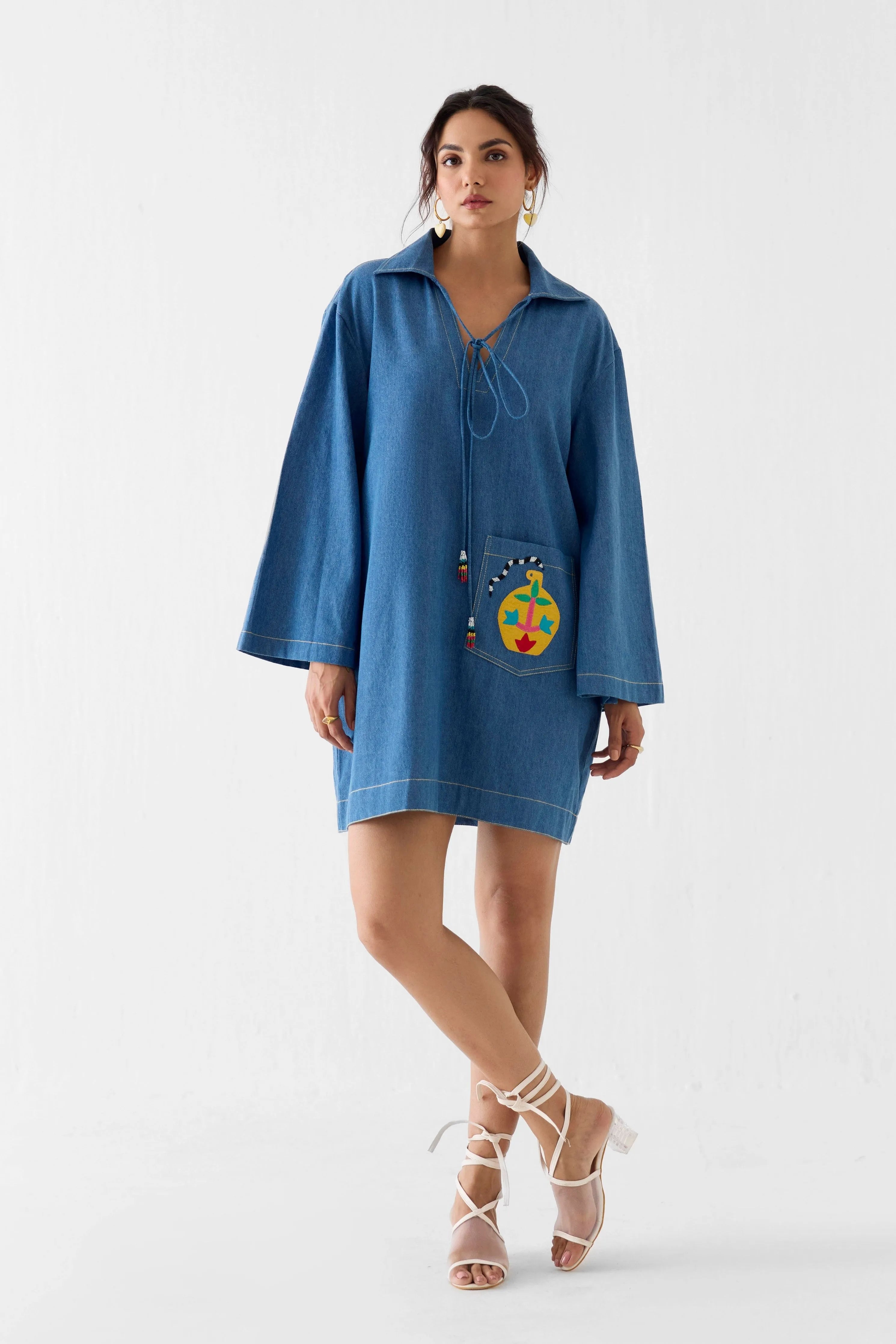 Indigo Short Dress