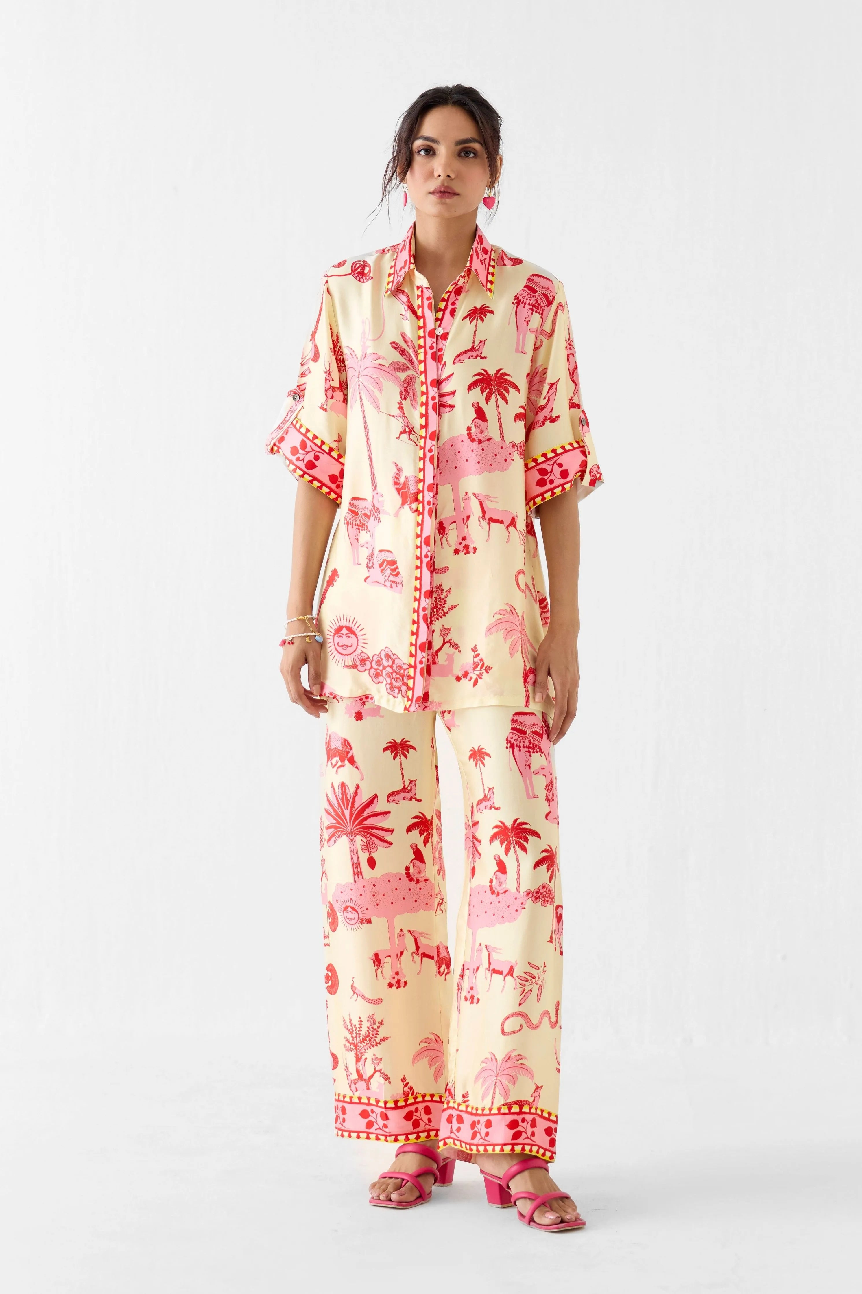Sawai Shirt & Trousers Co-Ord Set