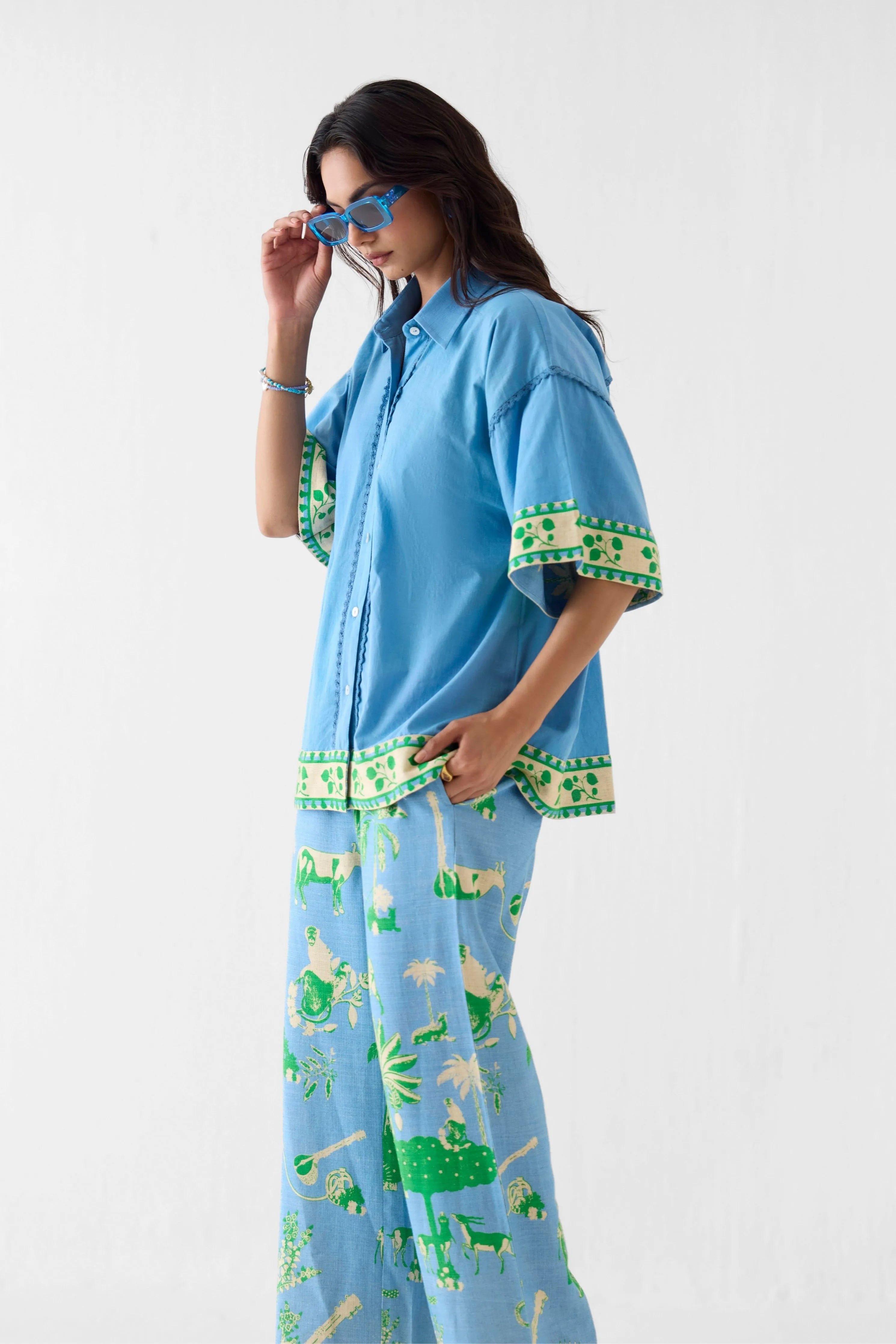 Nila Boxy Shirt & Trousers
