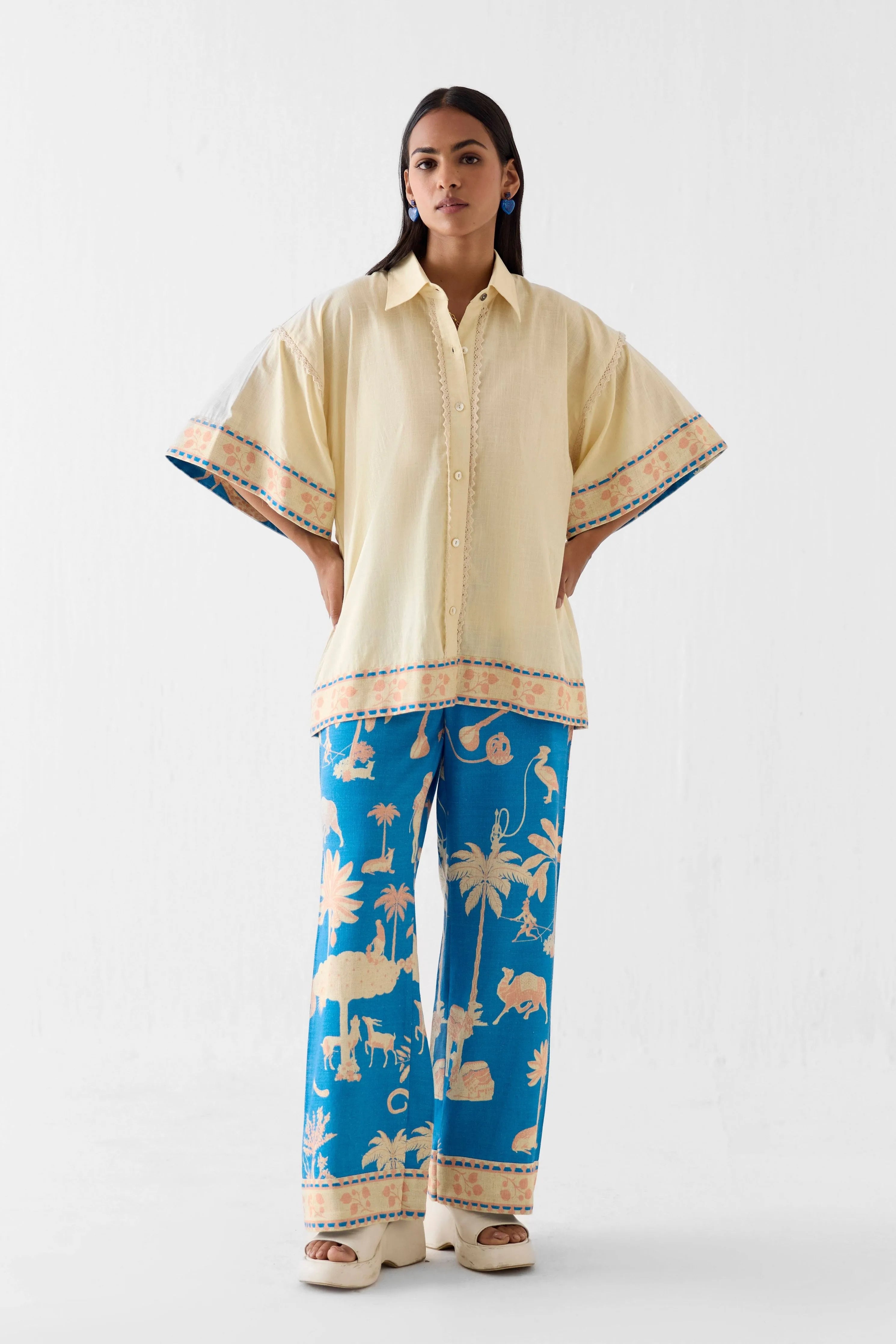Jaipur Boxy Shirt & Trousers
