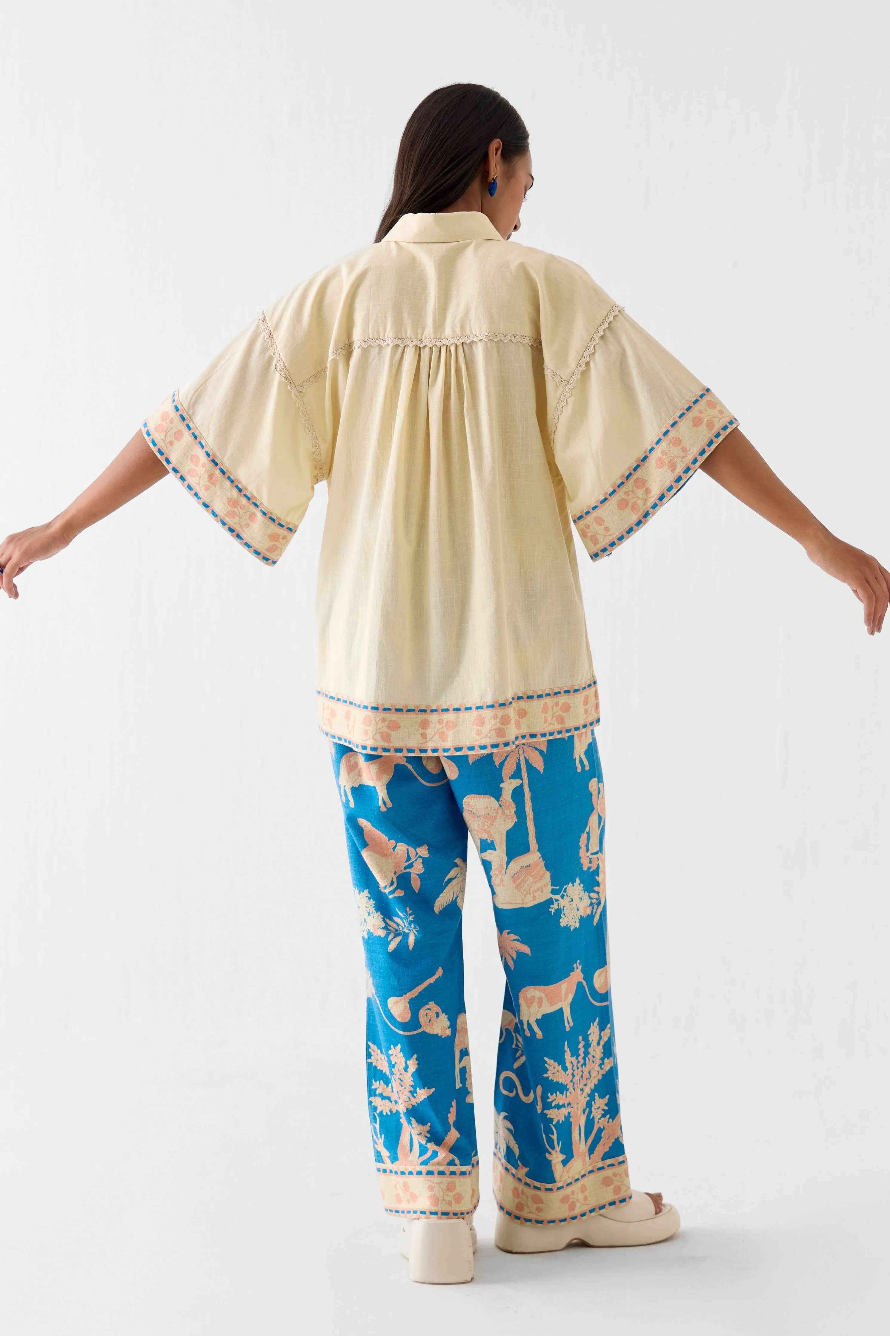 Jaipur Boxy Shirt & Trousers