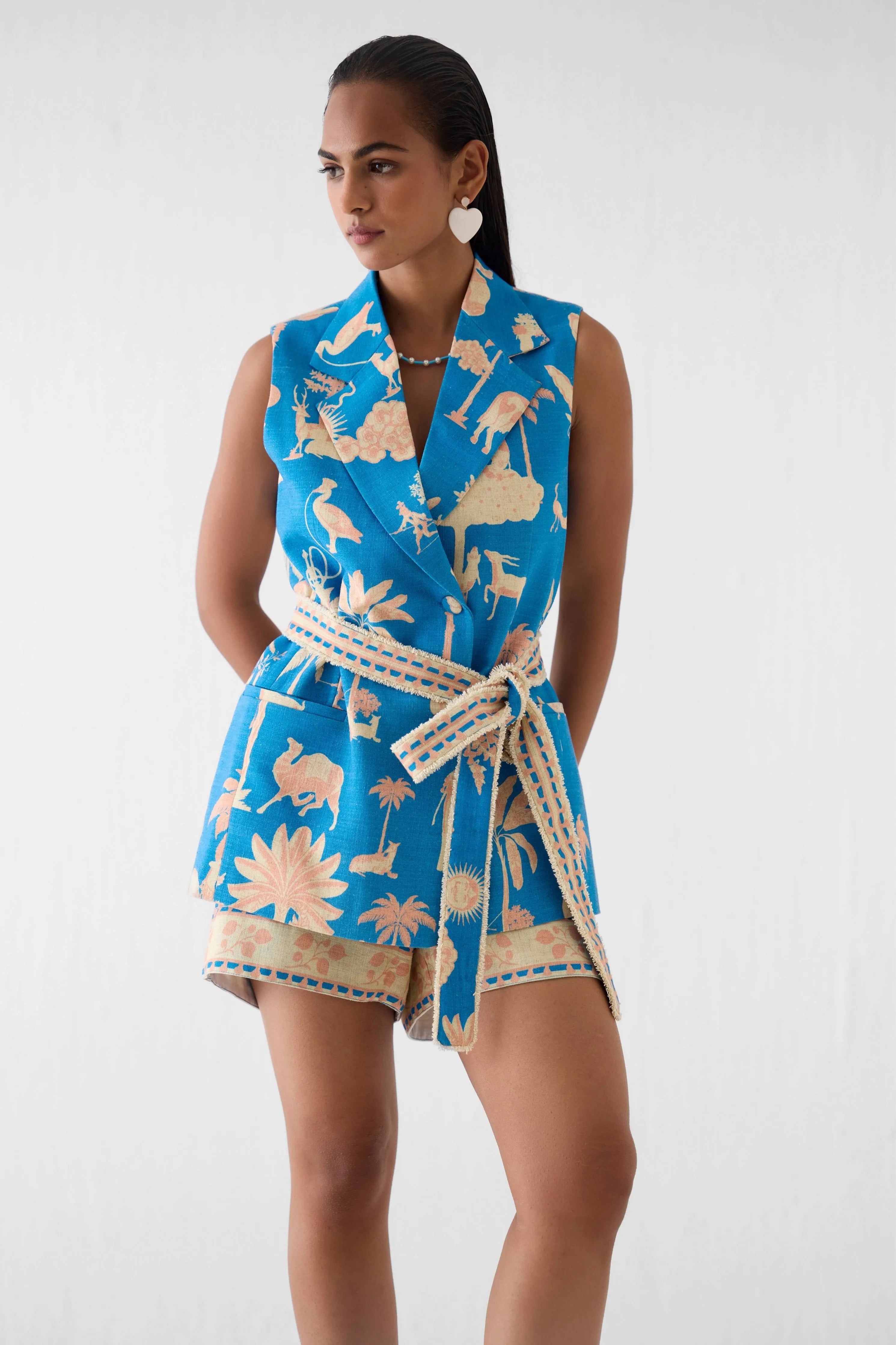 Jaipur Blazer And Shorts