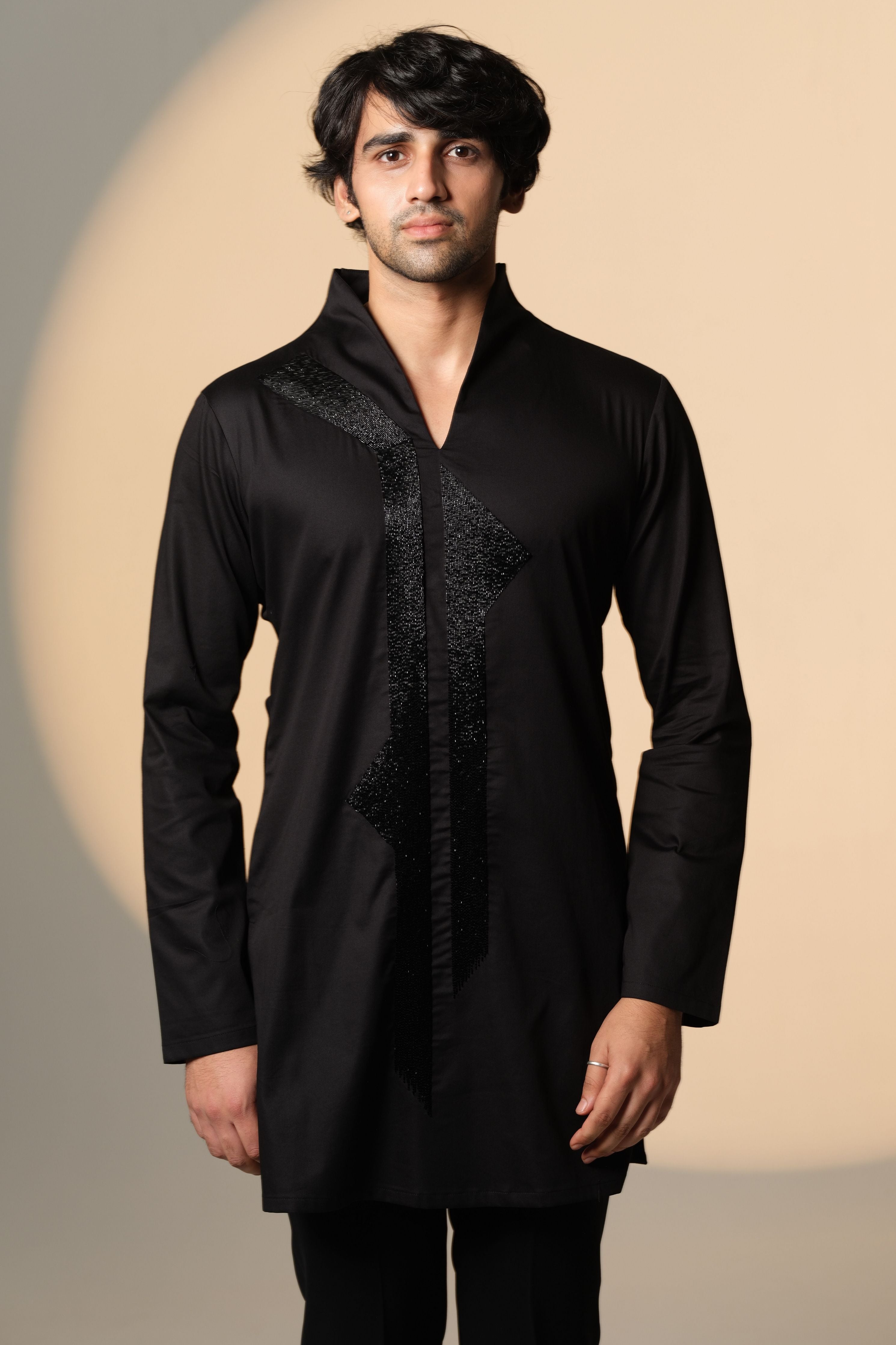 Kurta With Galaxy Straight Line