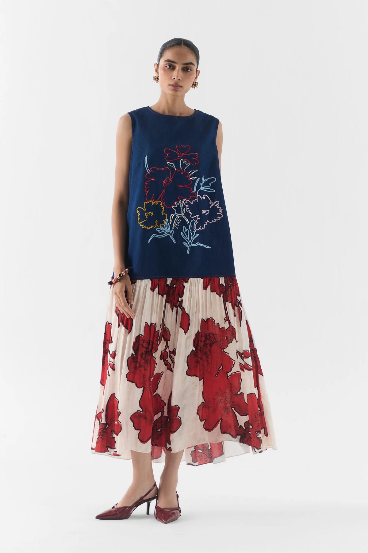 Rosalie Denim A-Line Dress
