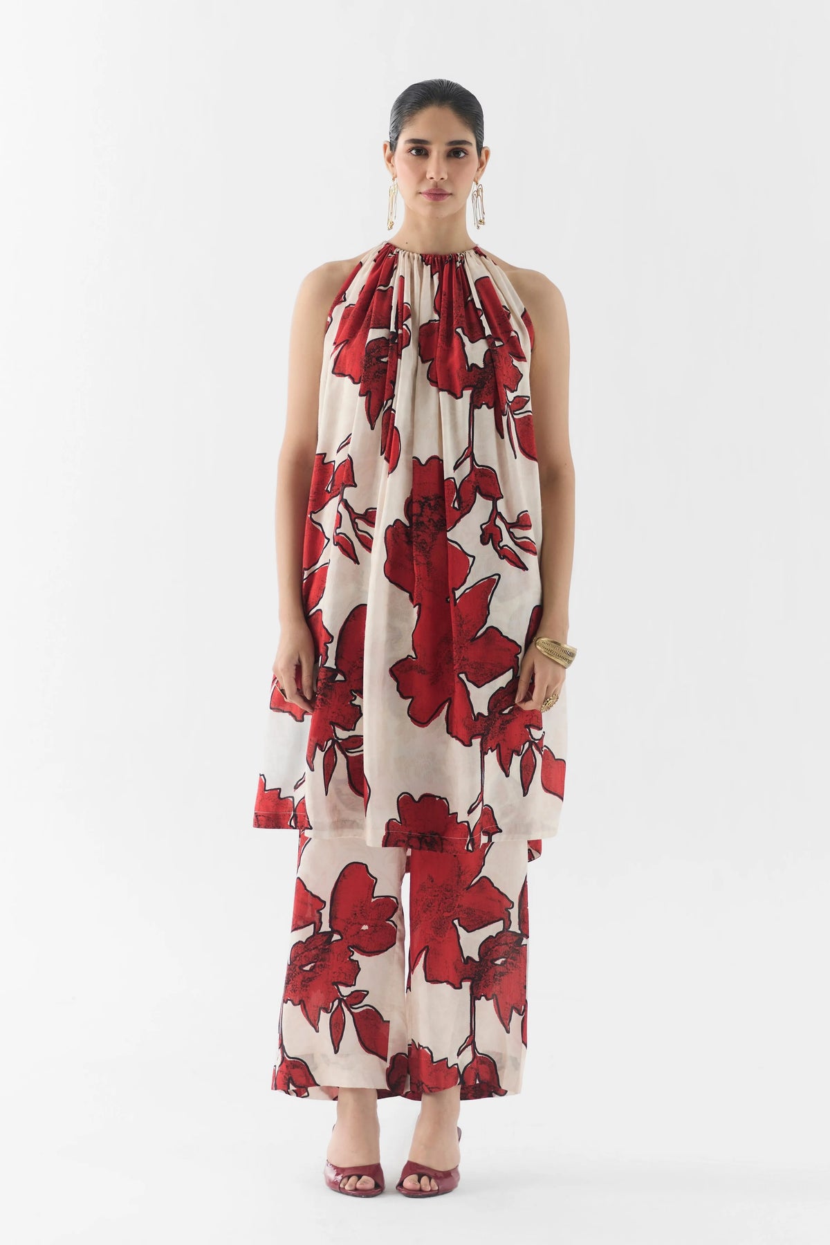 Rosalie Halter Kurta & Pants