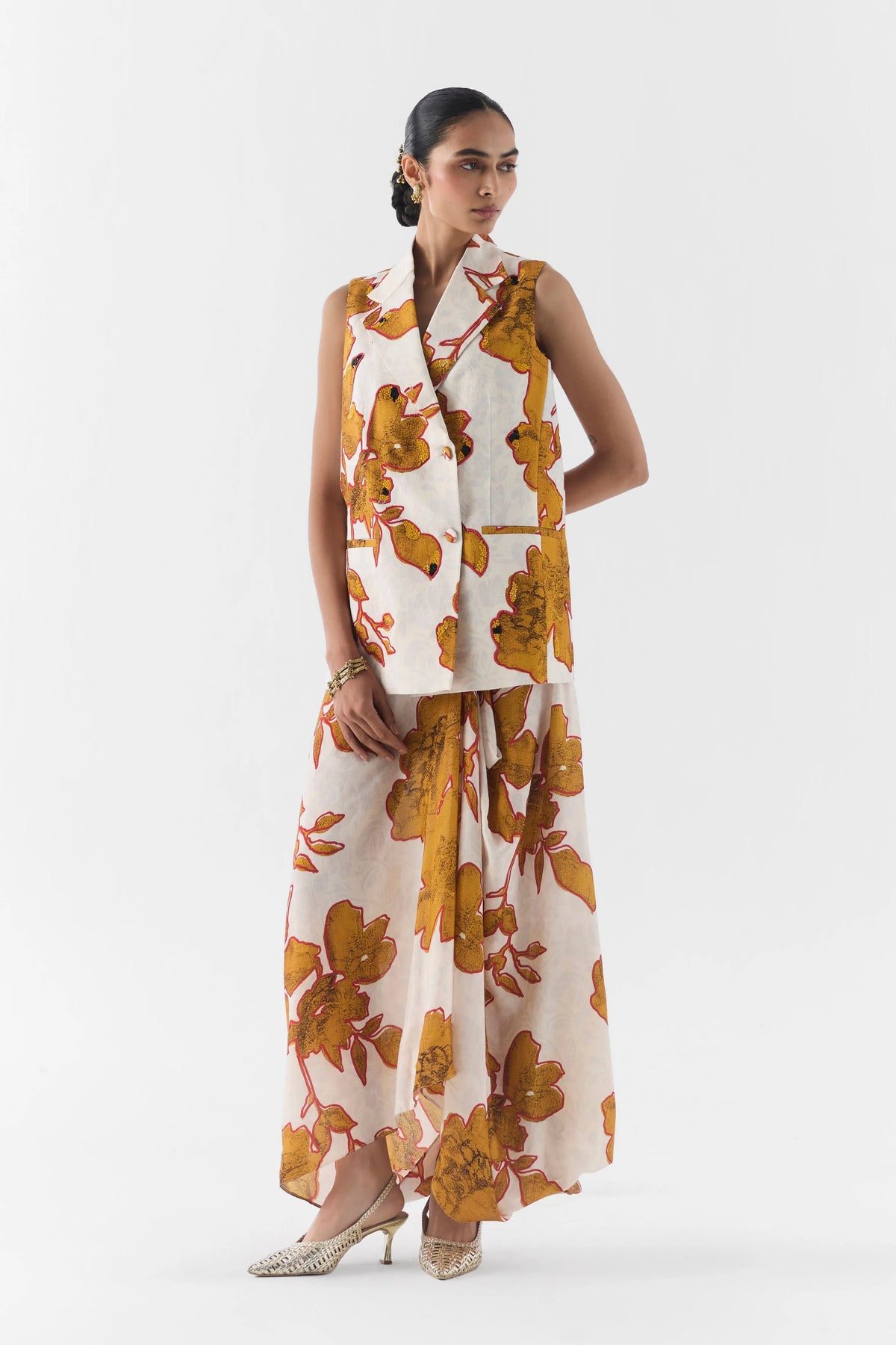 Elara Blazer & Knot Skirt Co-Ord Set