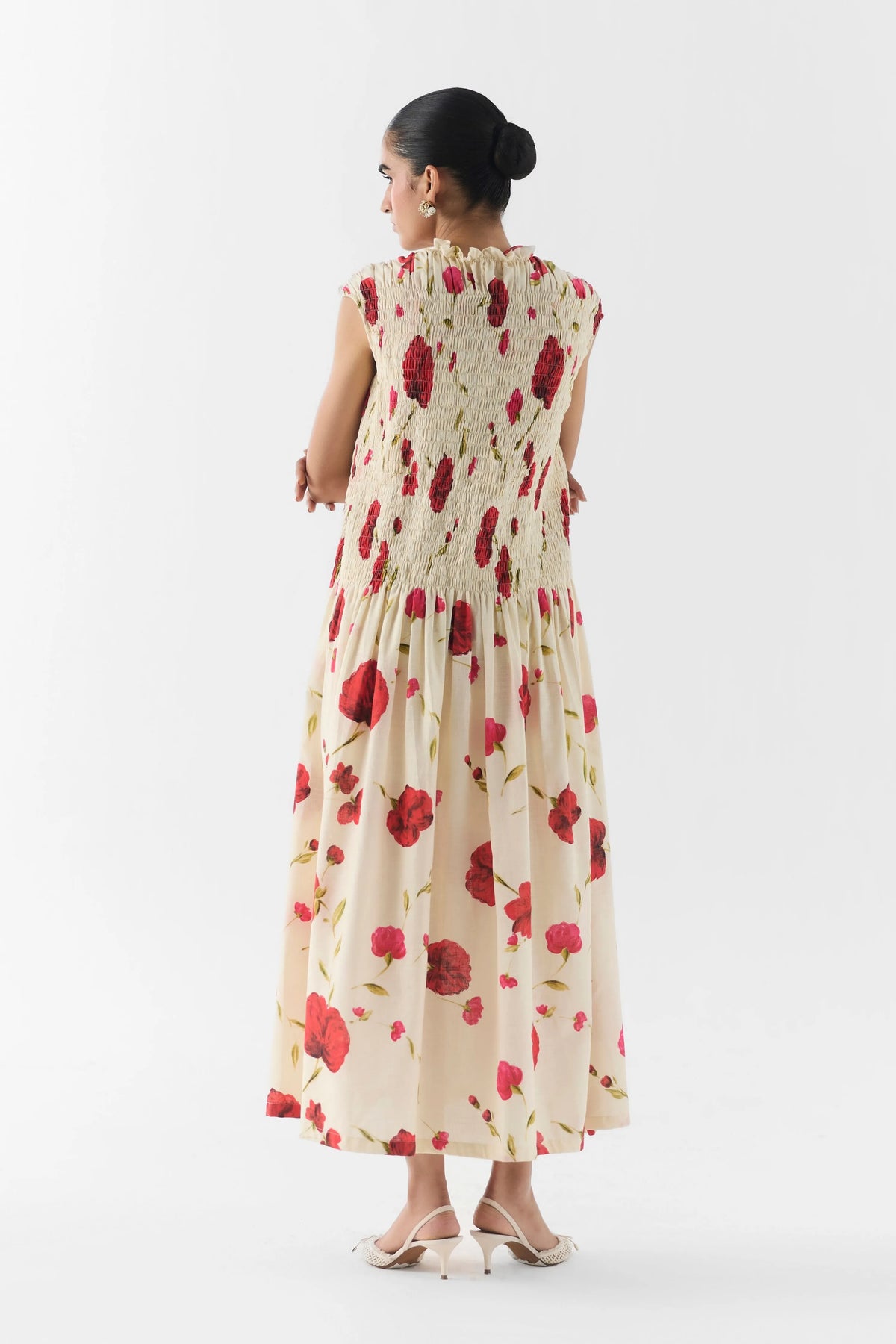 Sisley Rose Ruching Dress