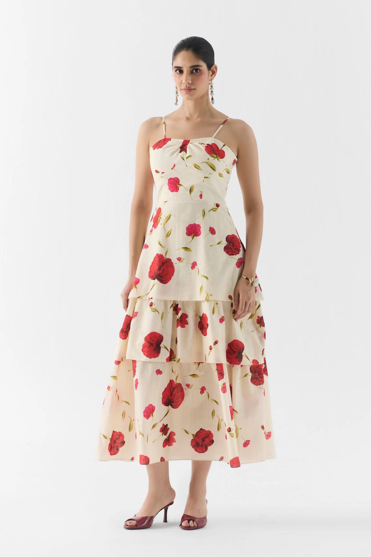Sisley Rose Bustier Dress