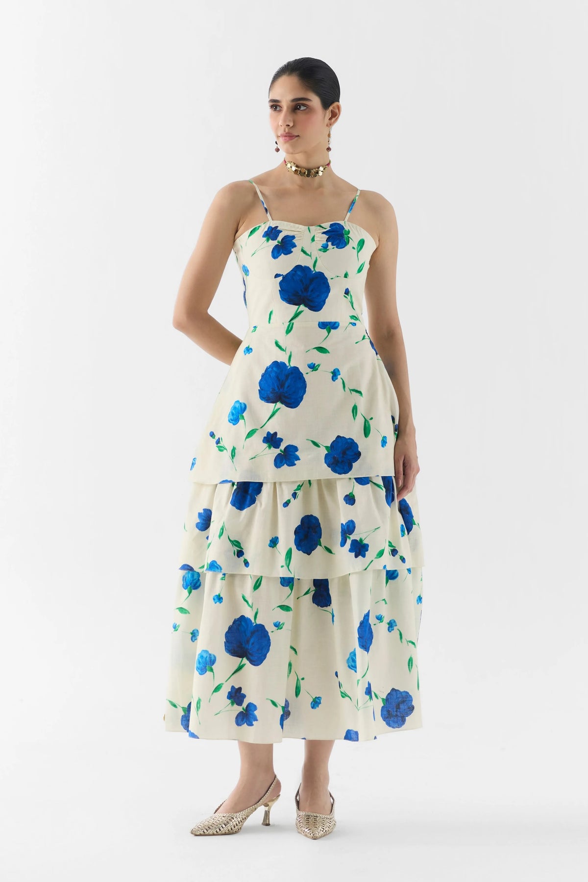 Moss Rose Bustier Dress