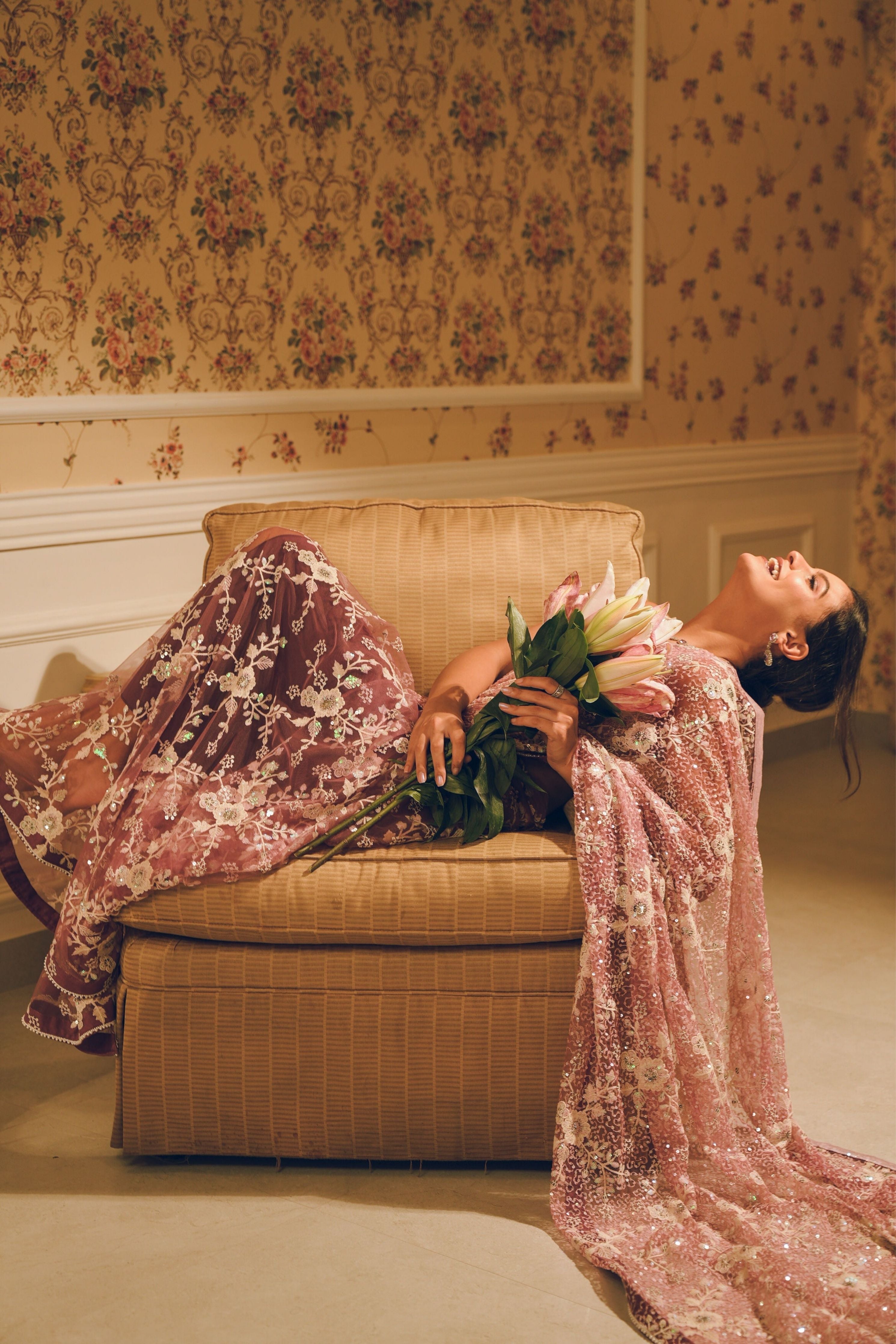 Whisper Embroidered Saree