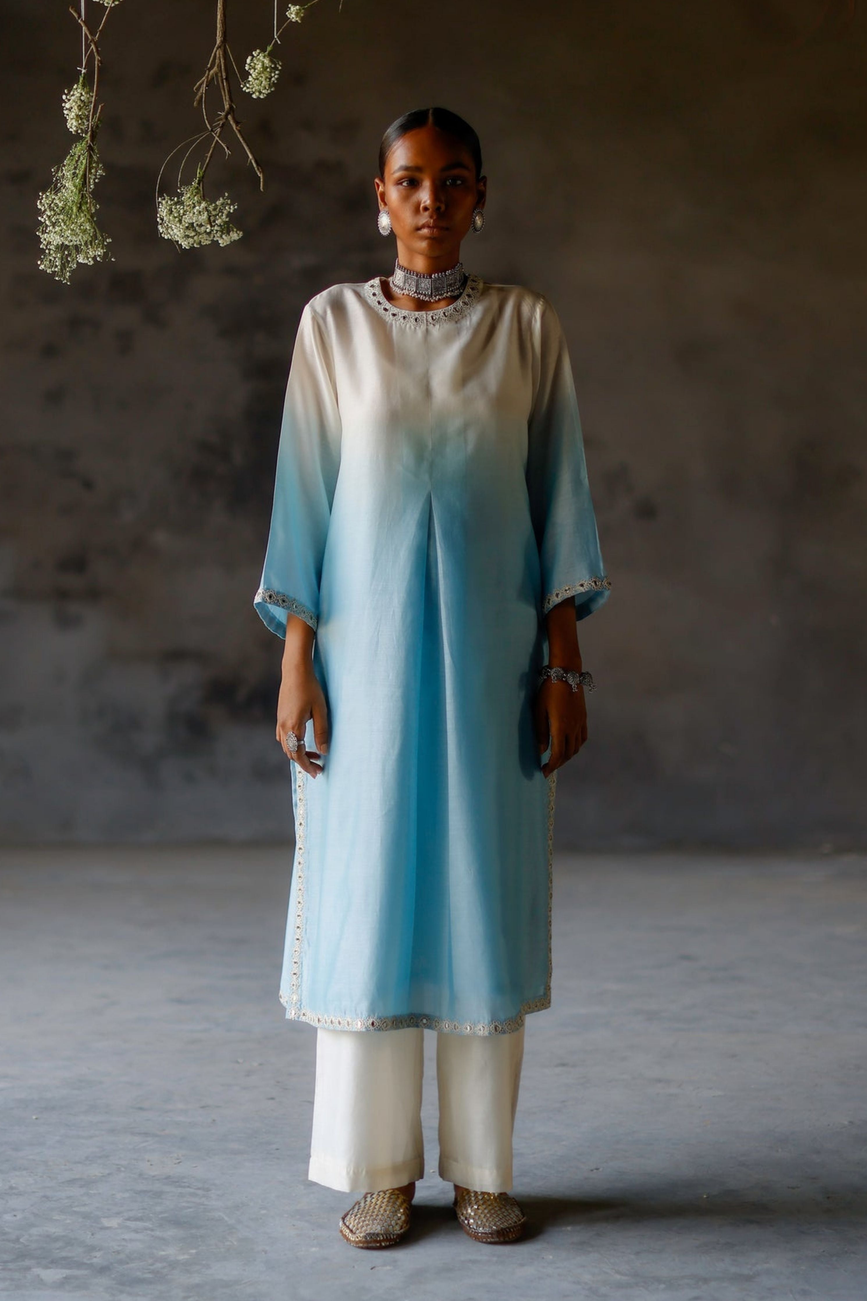 Asmani Angahi Tunic Set