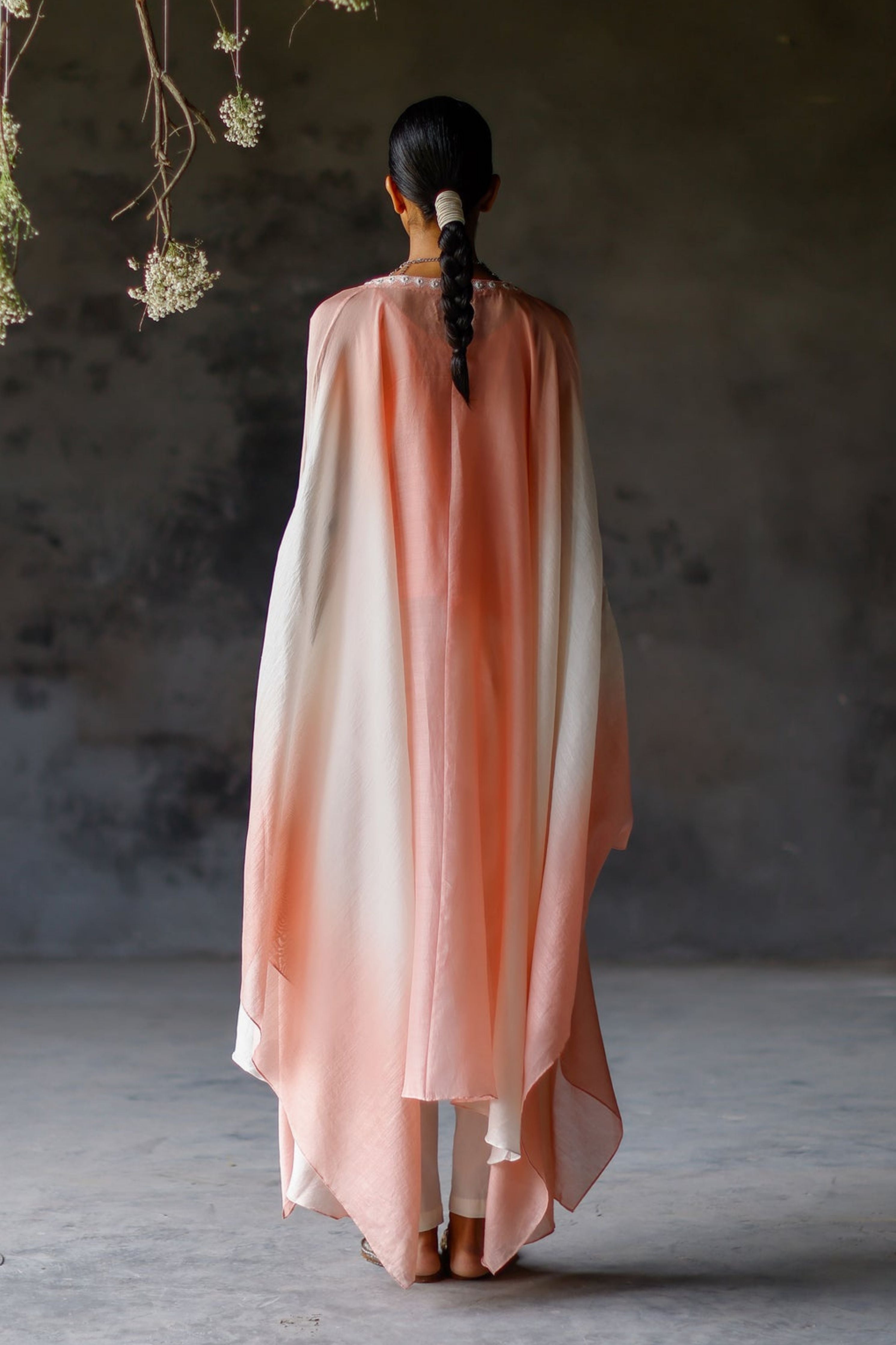 Gulabi Norah Cape Set