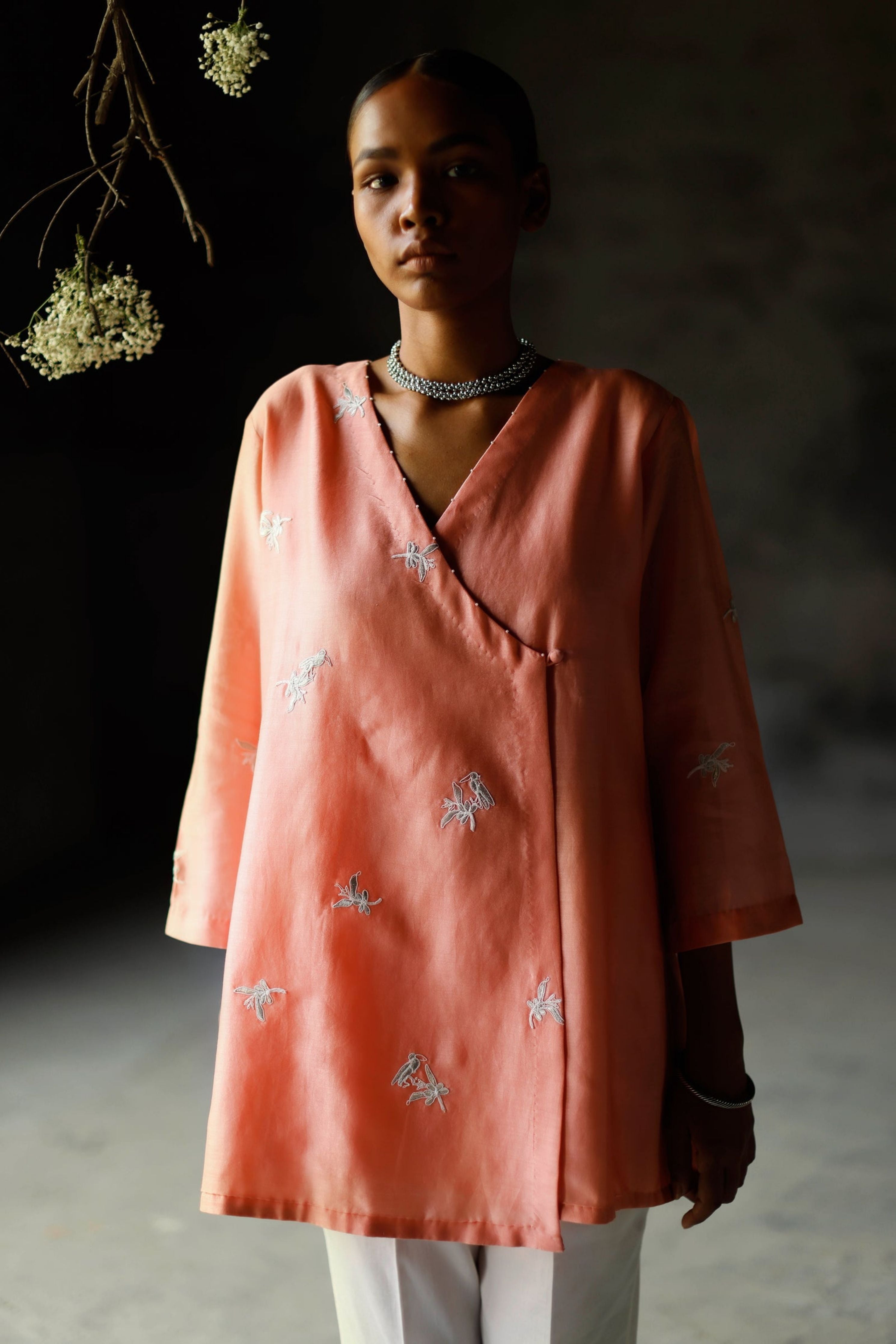 Coral Raavi Co-Ord Set