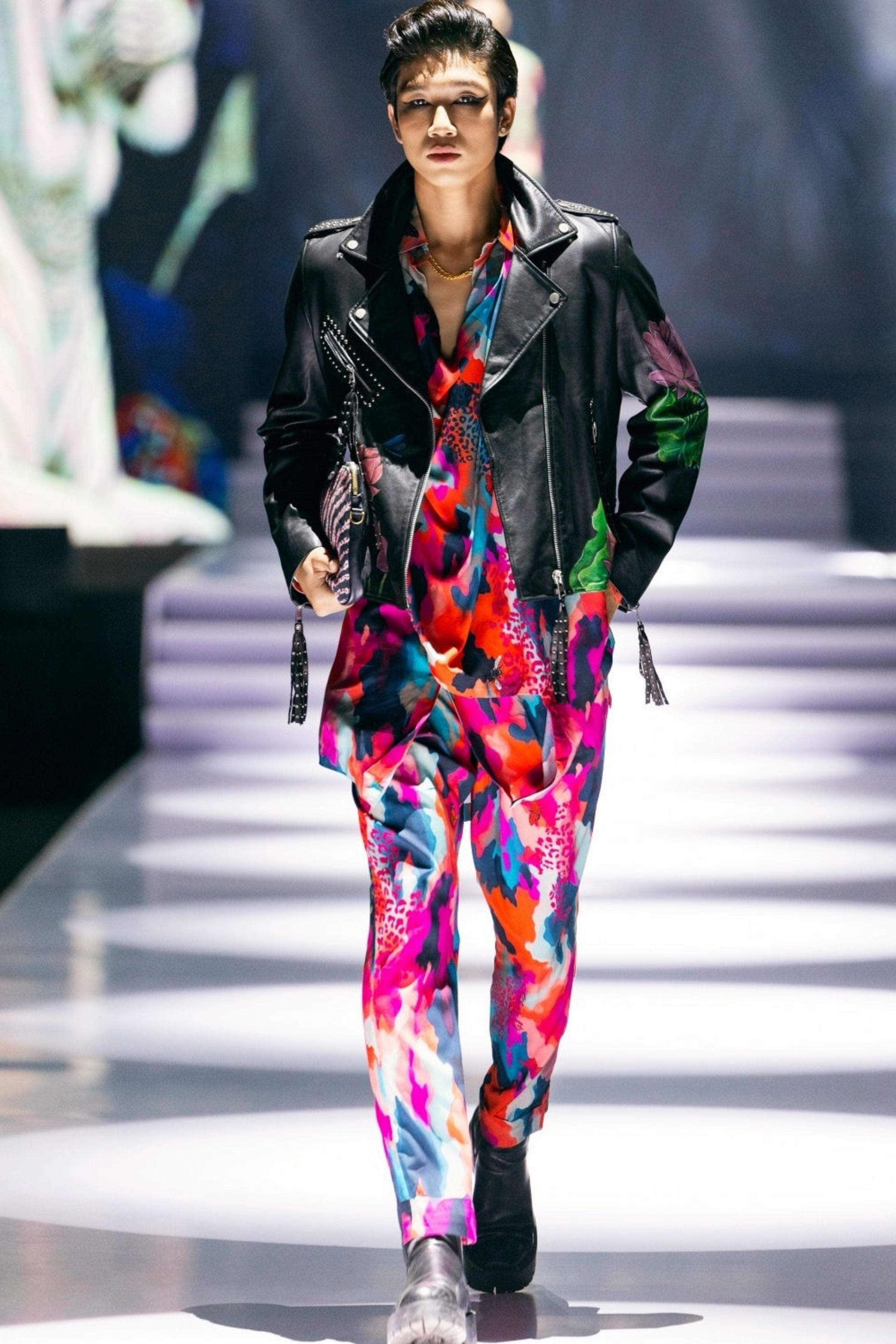 Leh Cowl Printed Coord Set by Mr. Ajay Kumar