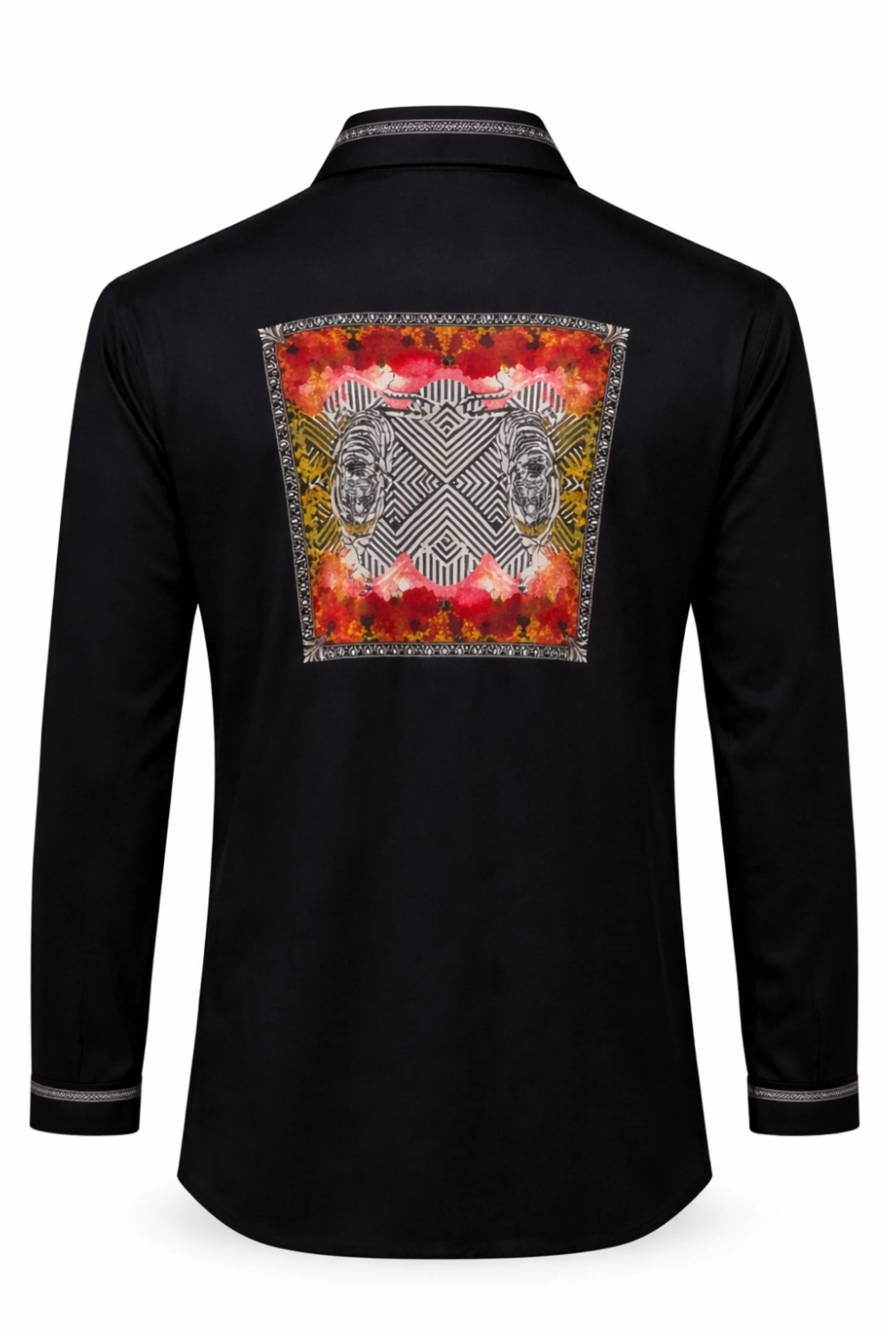 Dual Tiger Centre Print Shirt
