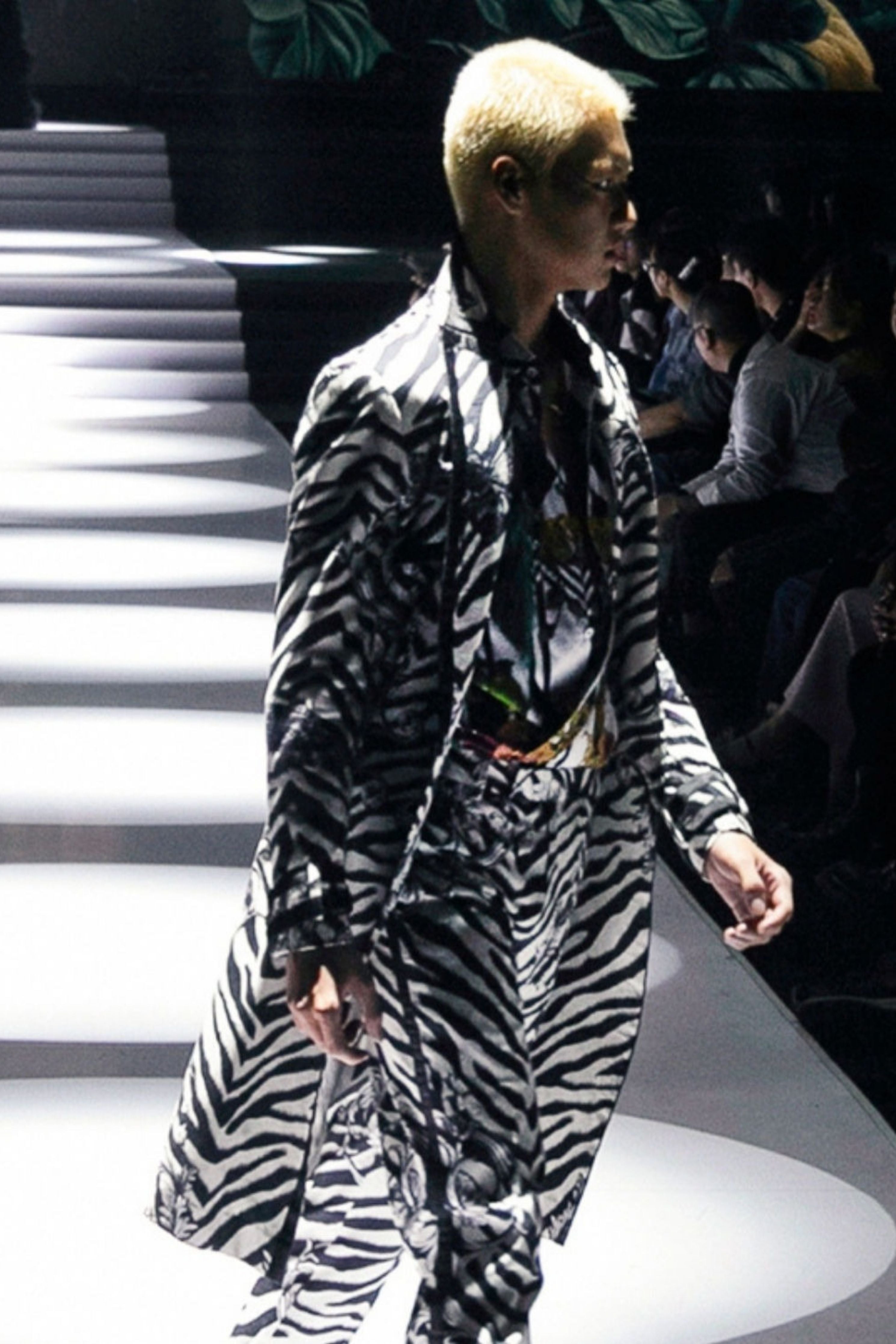 Regis Animal Printed Trenchcoat